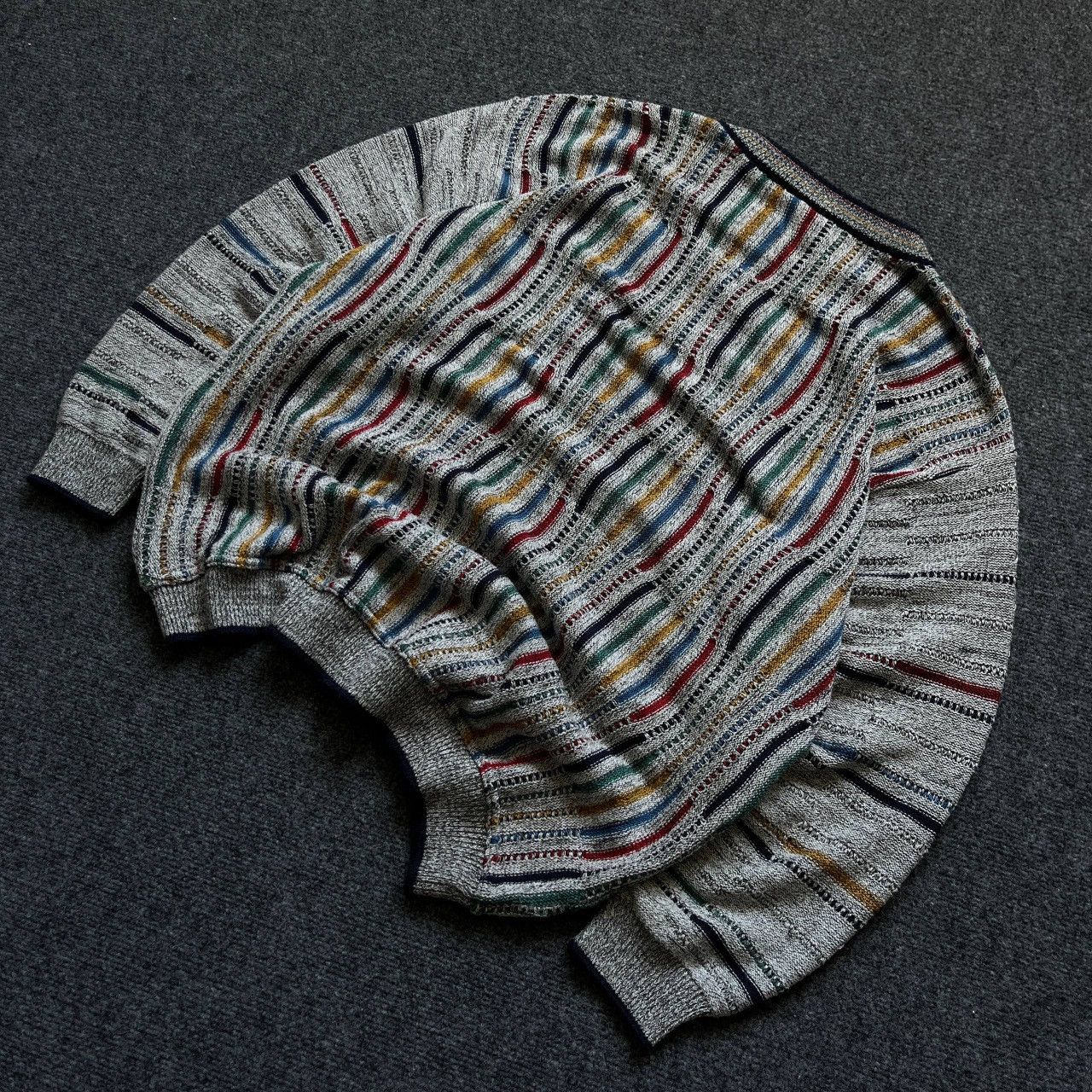 Aran Isles Knitwear VTG Knit Sweater Giramondo Size L Y2K 00s USA Hype Trend Size US L / EU 52-54 / 3 - 4 Thumbnail