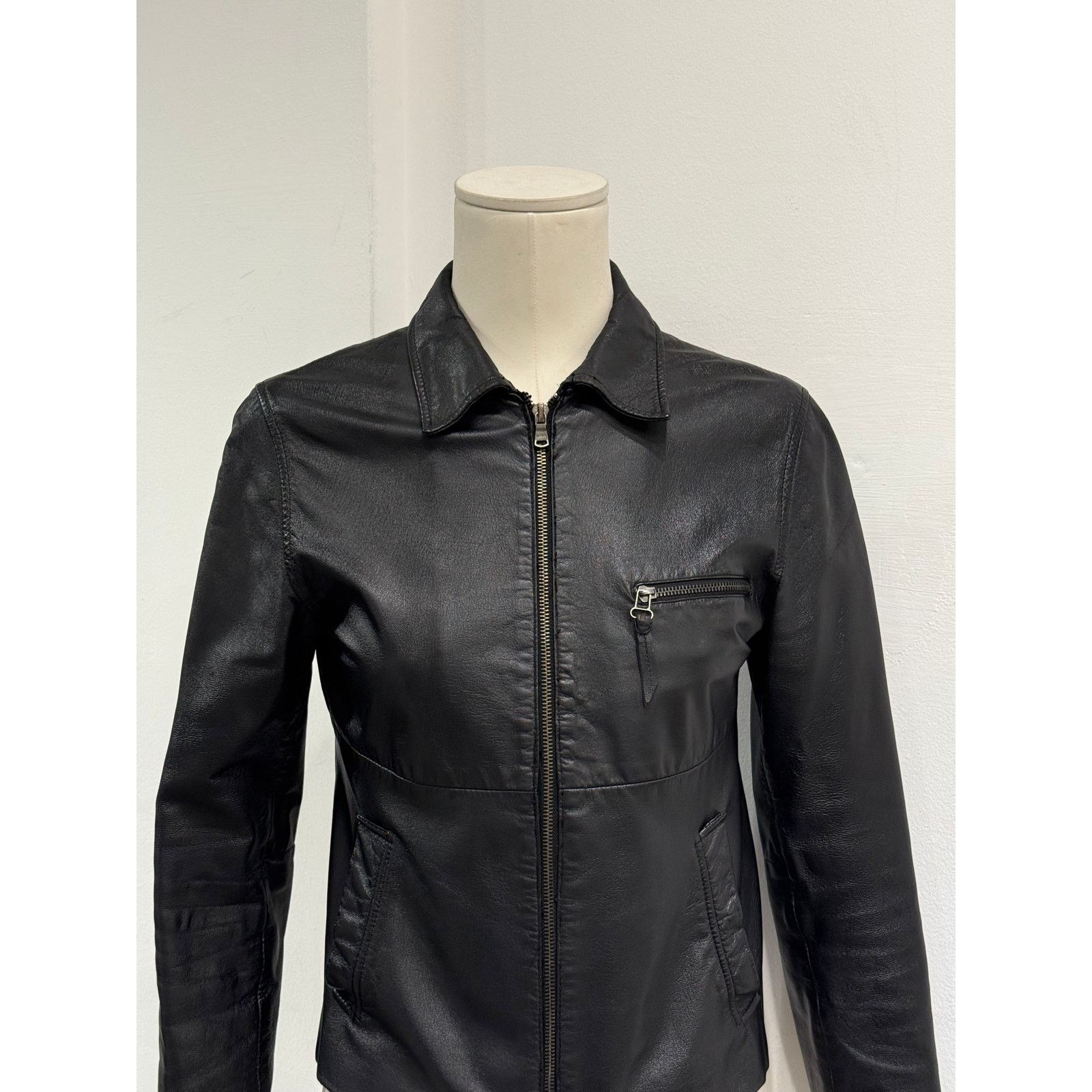Dolce & Gabbana 2000s Dolce & Gabbana fitted leather jacket Size M / US 6-8 / IT 42-44 - 4 Thumbnail