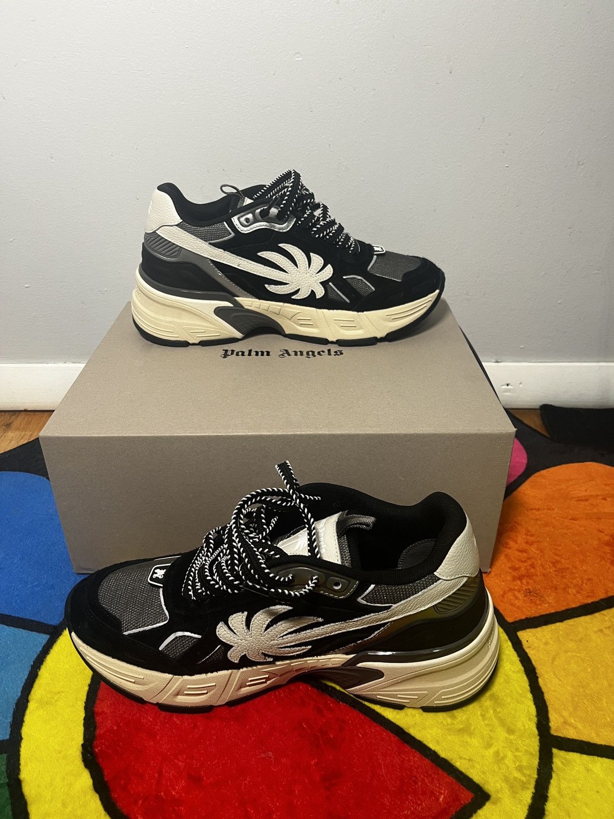 Palm Angels Palm Angles PA 4 The Palm Runner Sneaker Black