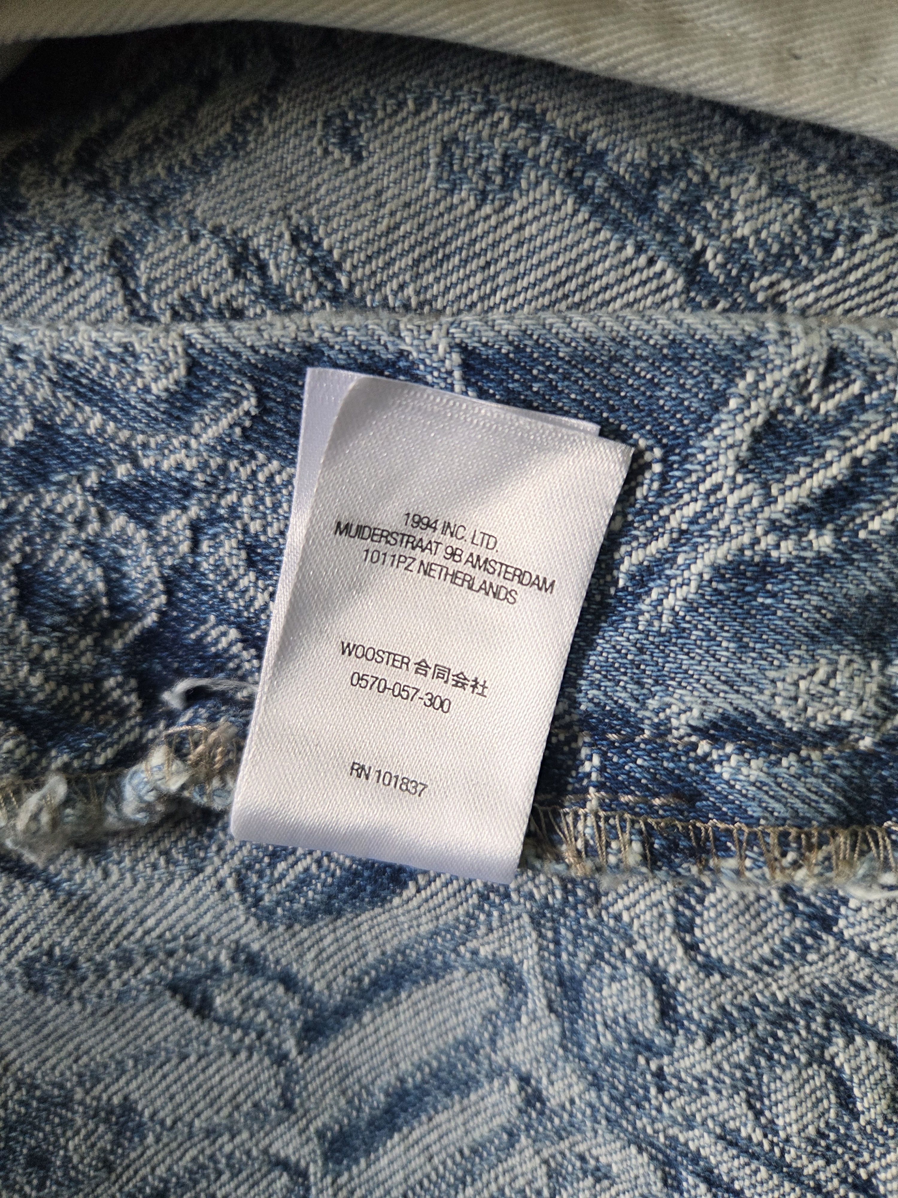 Supreme Supreme FW22 Script Jacquard Double Knee Denim Painter Pant Size US 34 / EU 50 - 11 Thumbnail