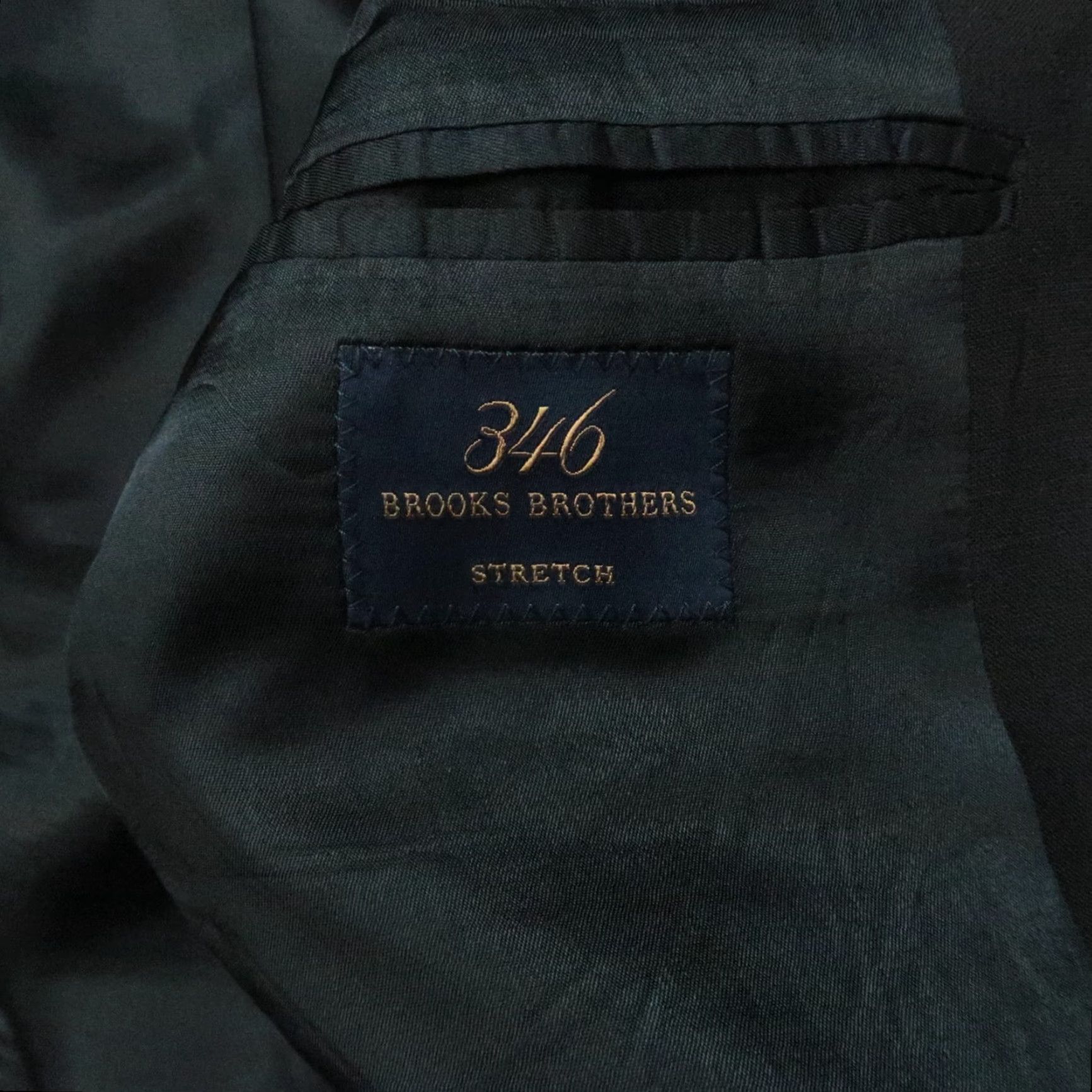 Brooks Brothers Brooks Brothers Blazer Mens 40S Black 346 Stretch Wool Sport Coat Jacket Size 40R - 4 Thumbnail