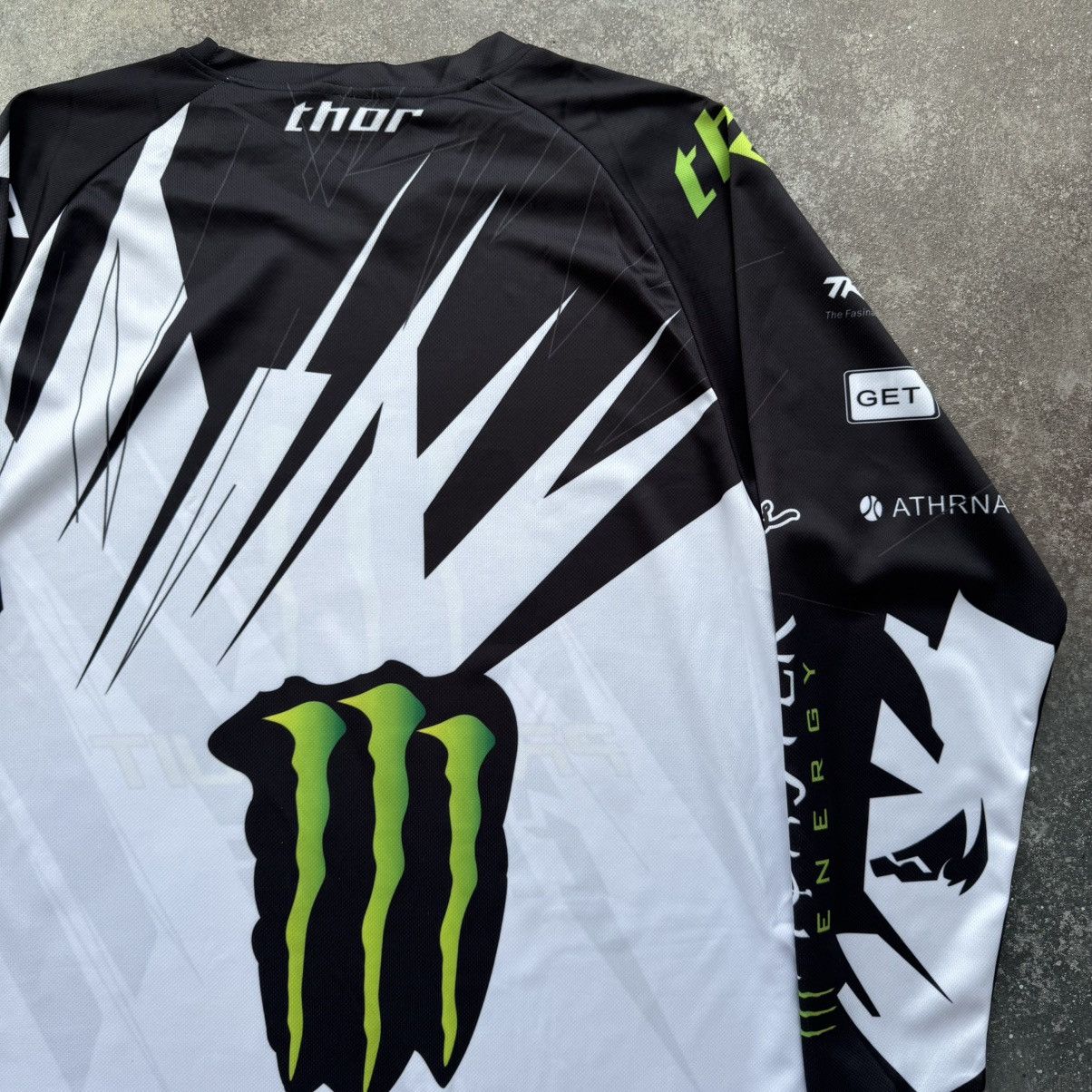 A$AP Rocky Monster Energy Vintage Y2K ASAP Rocky Style Racing Jersey Size US XL / EU 56 / 4 - 10 Thumbnail