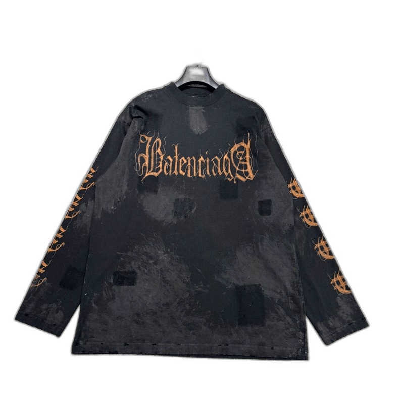 Balenciaga Balenciaga Vintage Long Sleeve T-Shirt-2506 Size US M / EU 48-50 / 2 - 1 Thumbnail