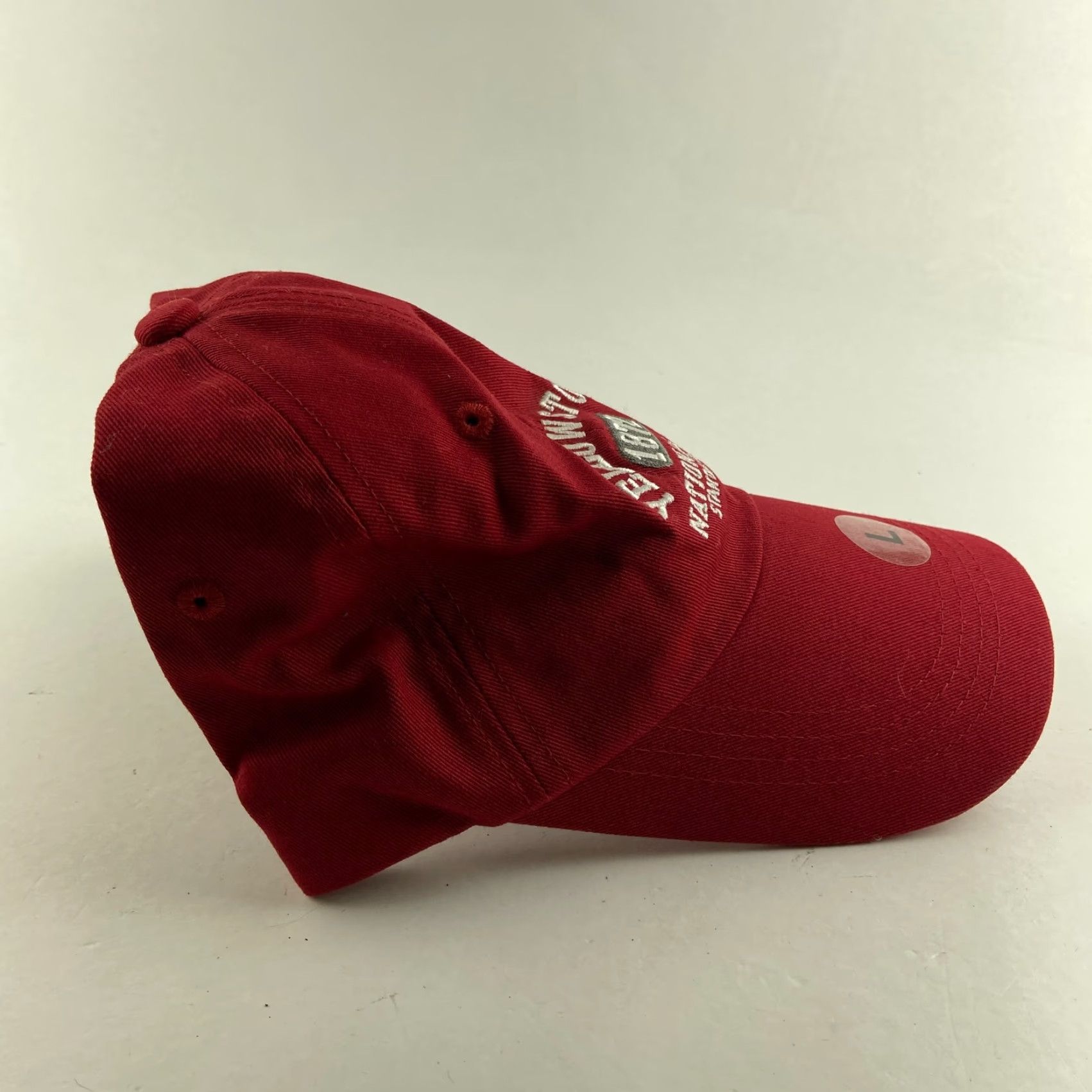 Vintage Prairie Mountain Cap Mens Large Red Cotton Adjustable Strapback Baseball Hat Size ONE SIZE - 3 Thumbnail