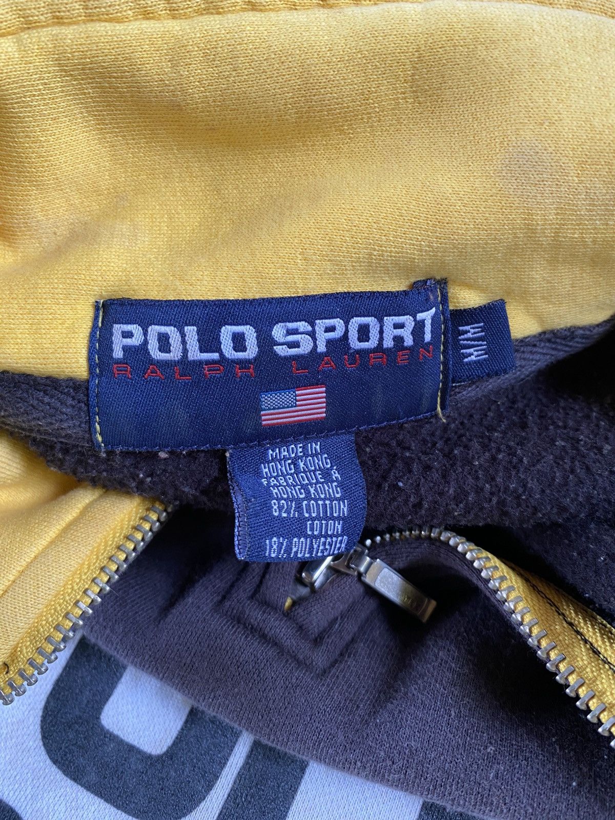 Polo Ralph Lauren 🇺🇸90s OG Polo Sport Big Logo Rugby Shirt Size US M / EU 48-50 / 2 - 5 Thumbnail