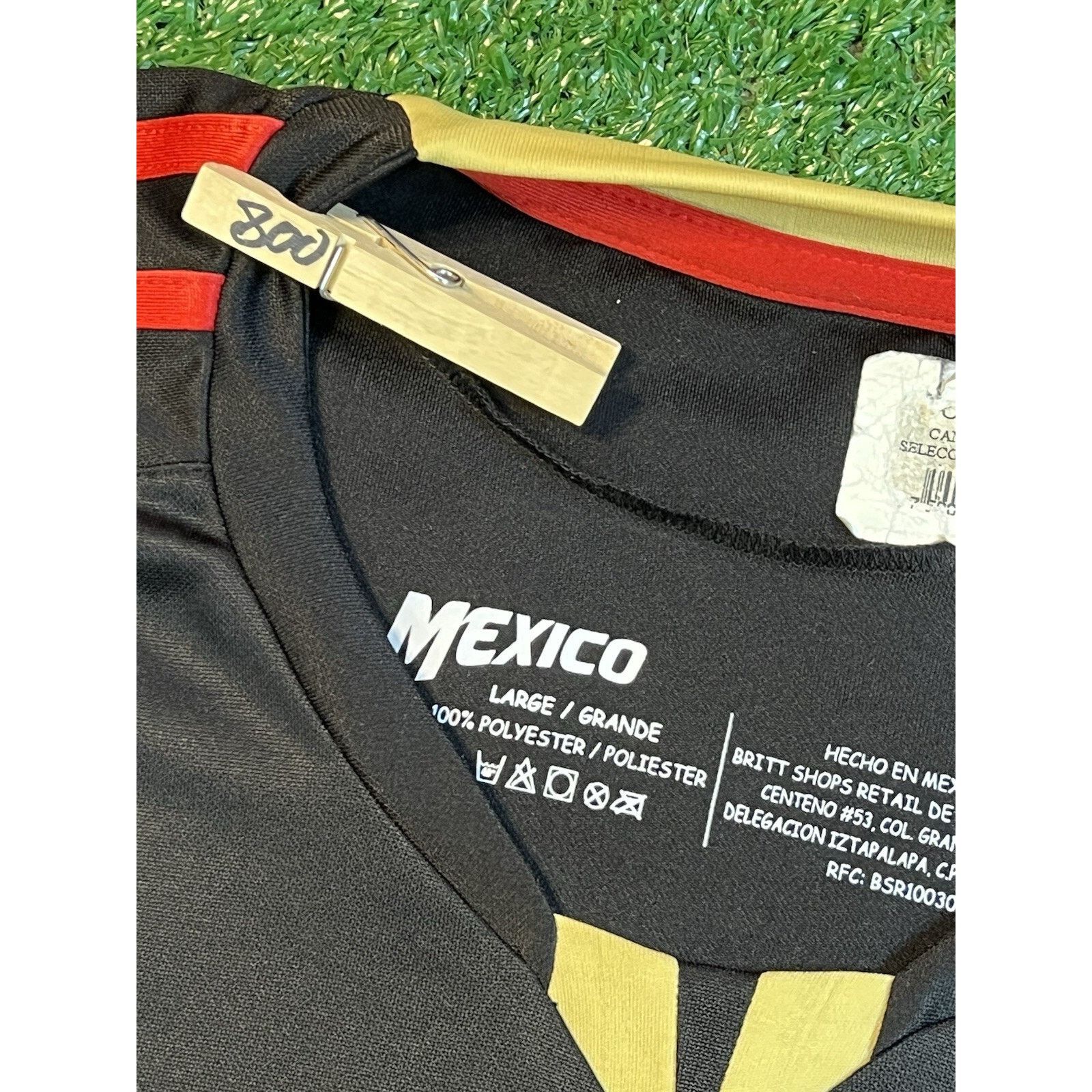 CHALLENGER Mexico National Team Black Soccer Jersey Men’s Size L Size US L / EU 52-54 / 3 - 3 Thumbnail