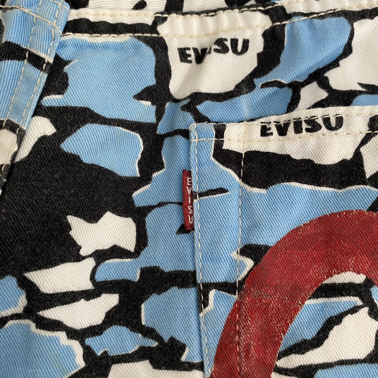 Evisu 2001 Evisu Ishigaki Camo OVP Baggy Jeans Shorts Jorts Size US 34 / EU 50 - 8 Thumbnail