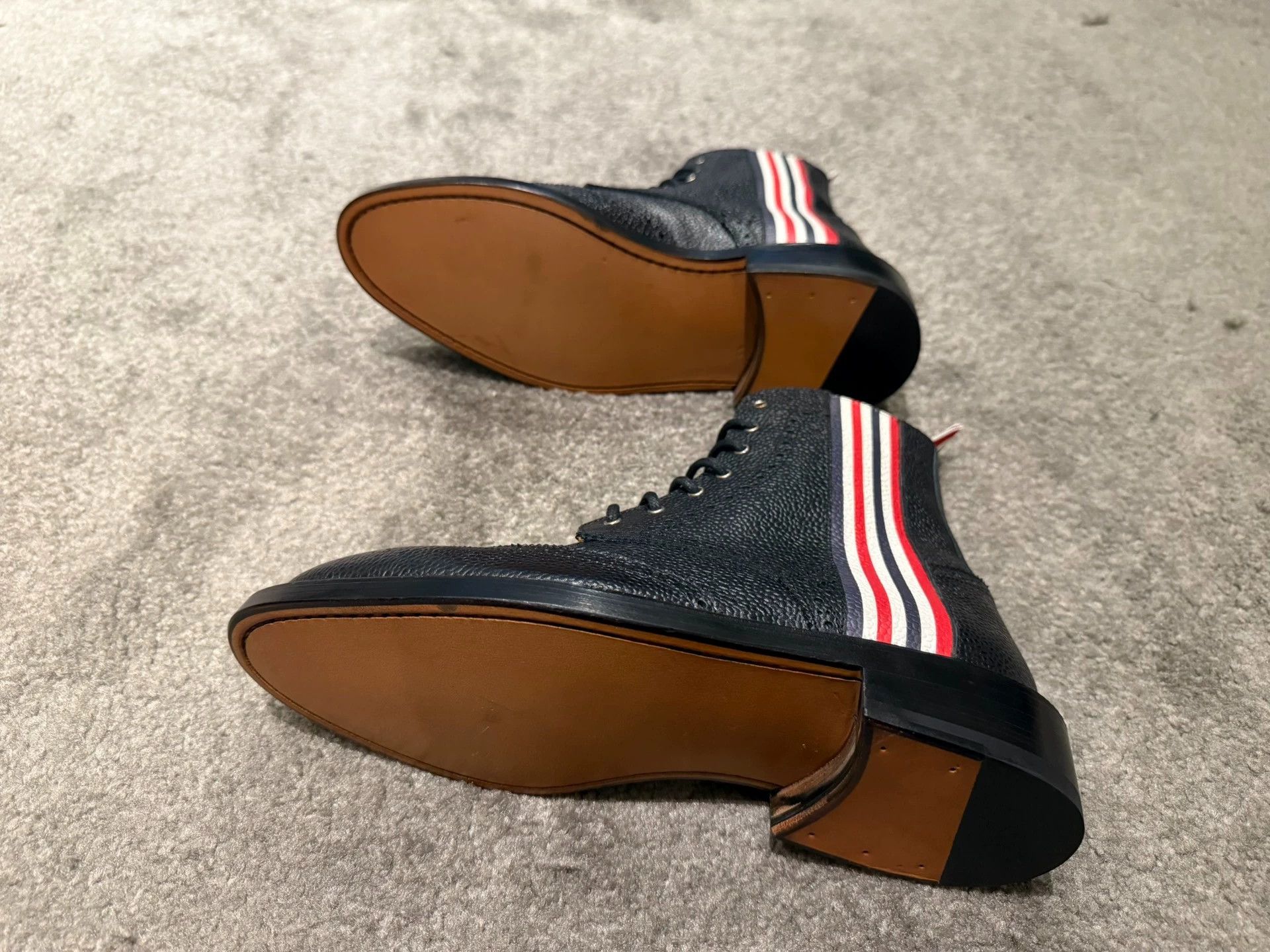 Thom Browne Thom Browne Rare Hi-Top Leather Shoes Wooden Sole US7 New Size US 7 / EU 40 - 4 Thumbnail