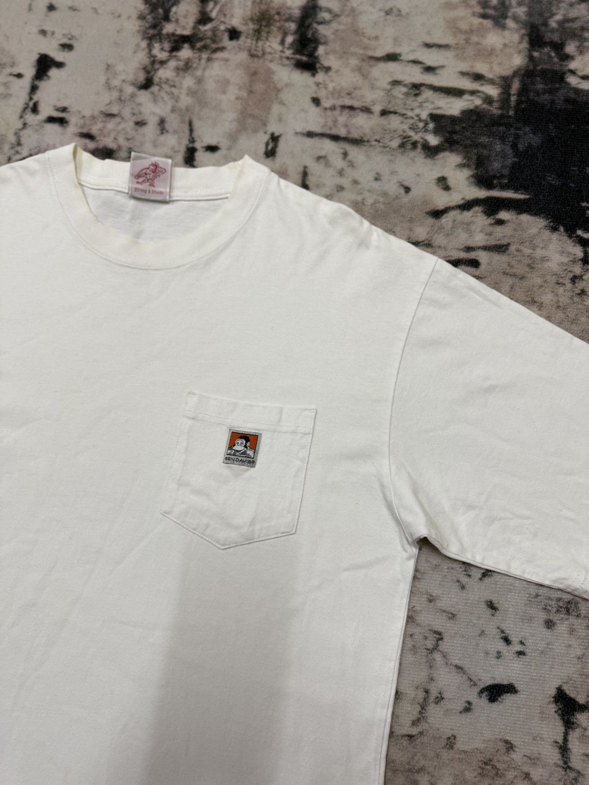 Ben Davis × Vintage Vintage Ben Davis Pocket Tshirt Size US L / EU 52-54 / 3 - 4 Thumbnail