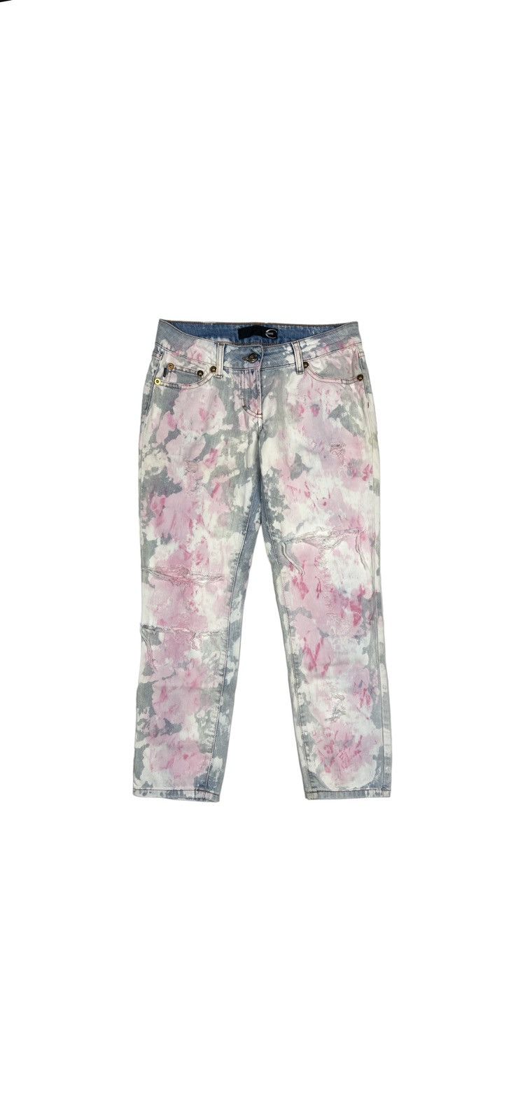 Just Cavalli Just Cavalli Distressed Denim Jeans Size 27" / US 4 / IT 40 - 1 Thumbnail