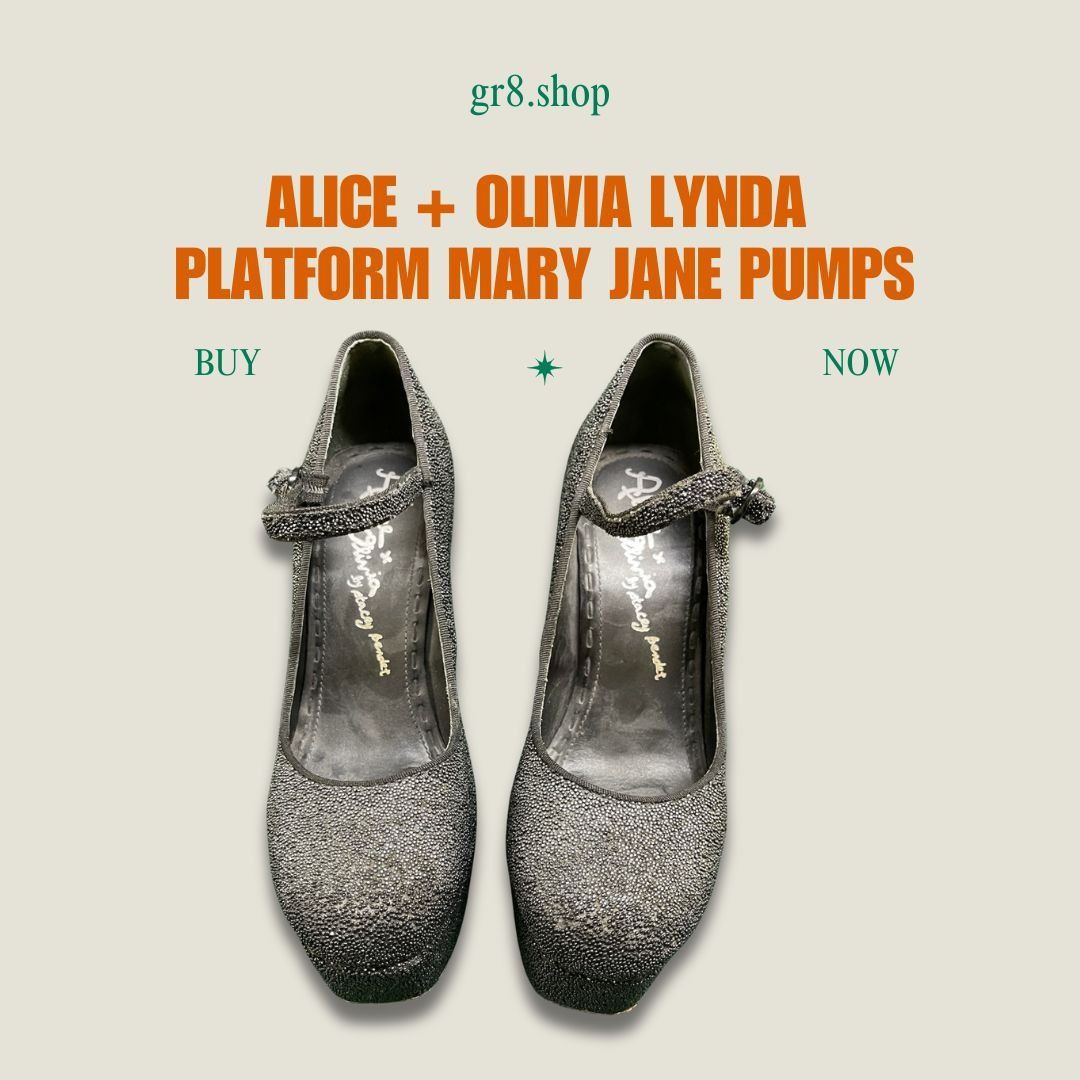 Alice + Olivia ALICE + OLIVIA Lynda Platform Mary Jane Pumps Size 7 Glitter Size US 7 / IT 37 - 1 Thumbnail
