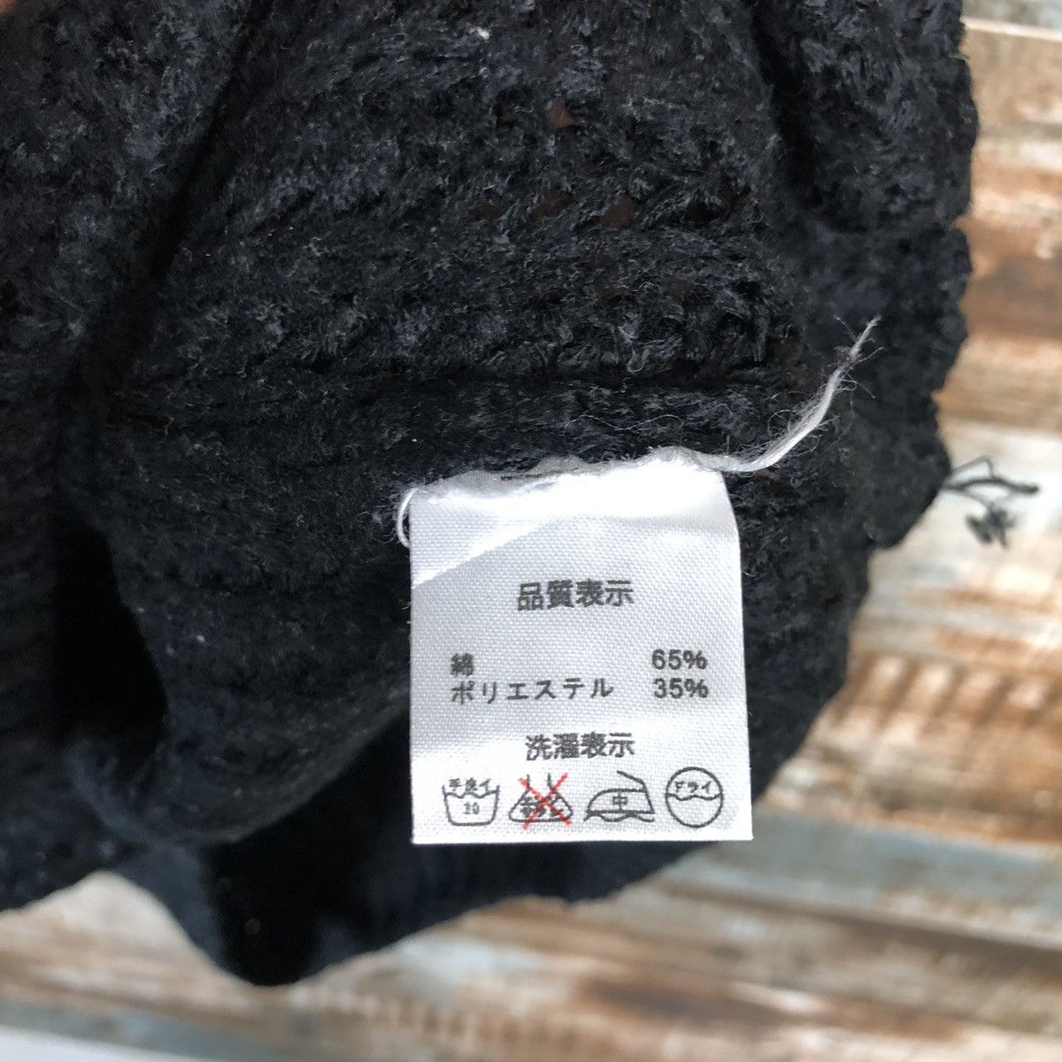Homespun Knitwear × Japanese Brand Spica Black Knitwear #A2210 Size M / US 6-8 / IT 42-44 - 10 Thumbnail