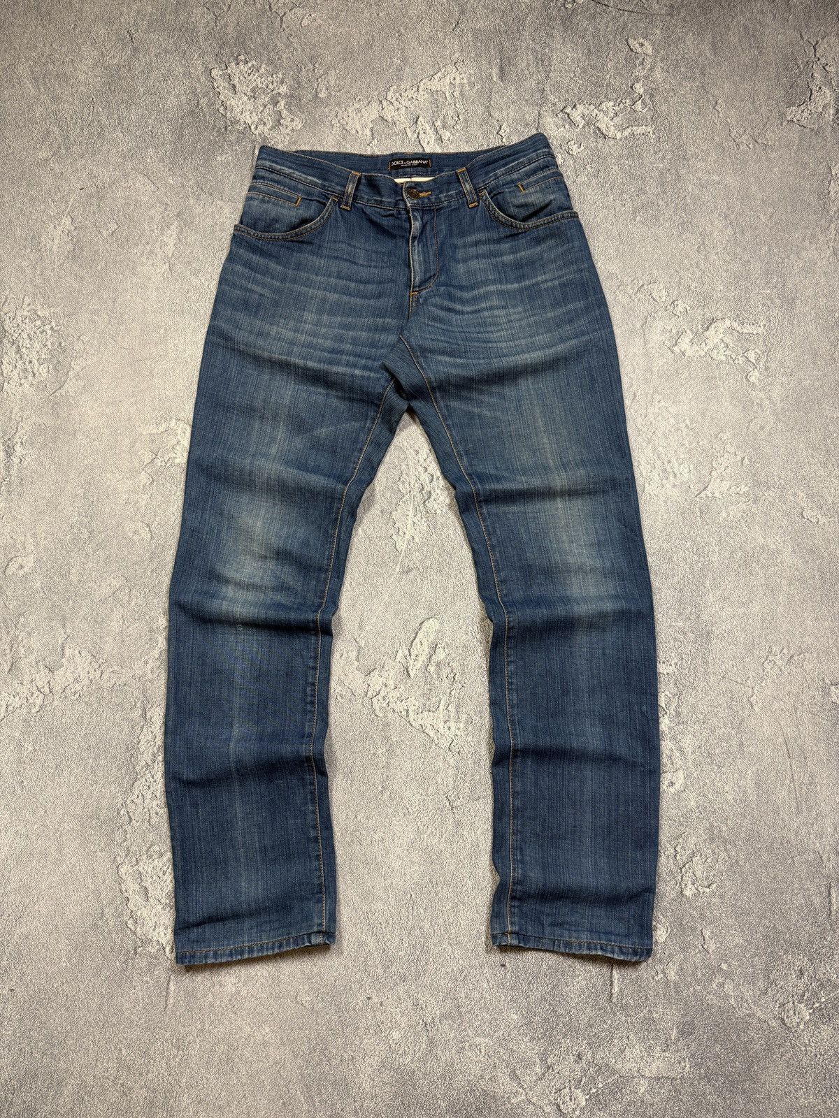 Dolce & Gabbana Vintage Dolce&Gabbana Metal Logo Jeans Size US 30 / EU 46 - 2 Thumbnail