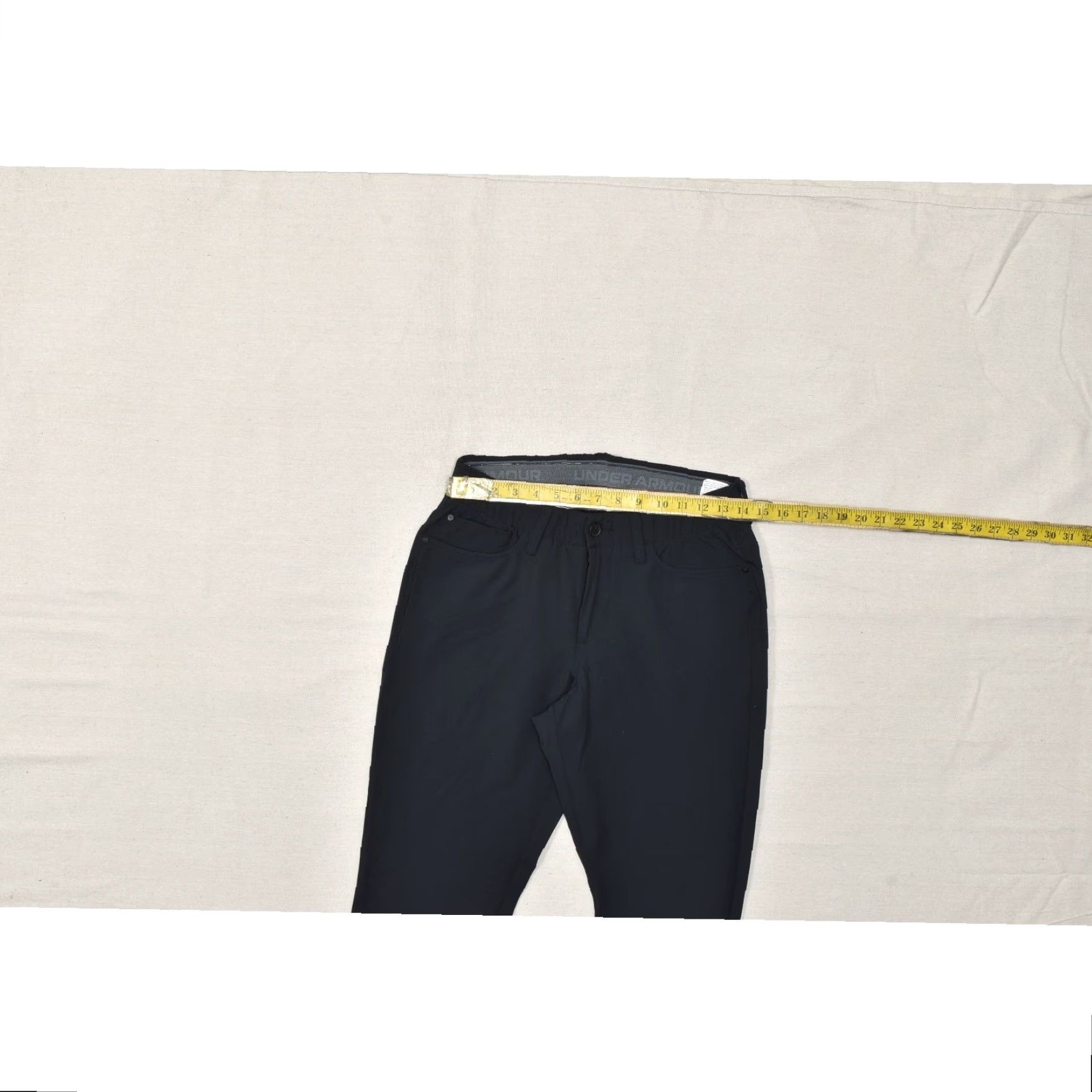 Under Armour Under Armour Men Black Tech Pants Slim Straight Size 32 Regular 30x32 Polyester Size US 32 / EU 48 - 3 Thumbnail