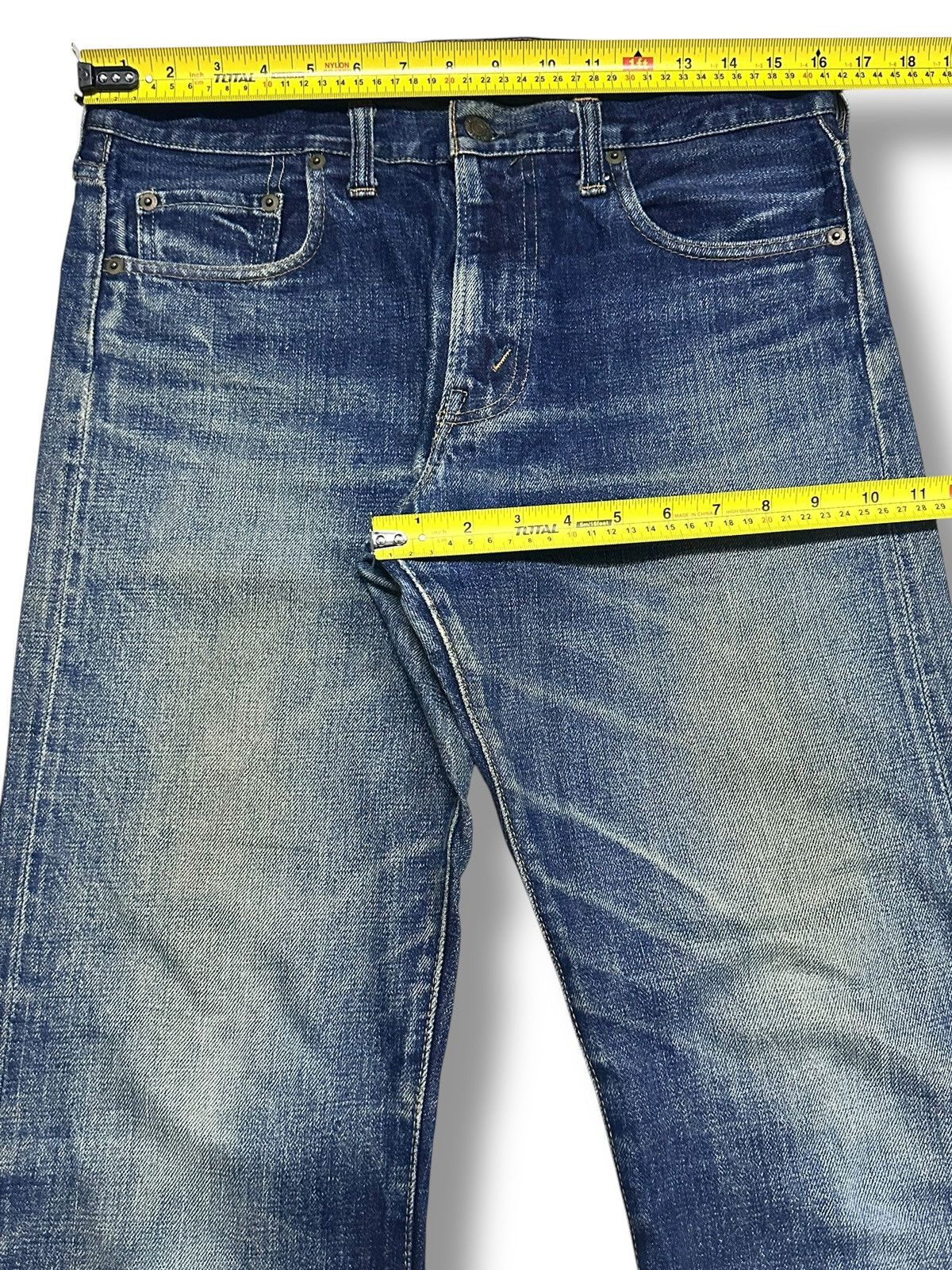 Denime × Japanese Brand × Vintage Denime 80's Vintage Wideleg Jeans With Mudwash Stye Size US 32 / EU 48 - 14 Thumbnail