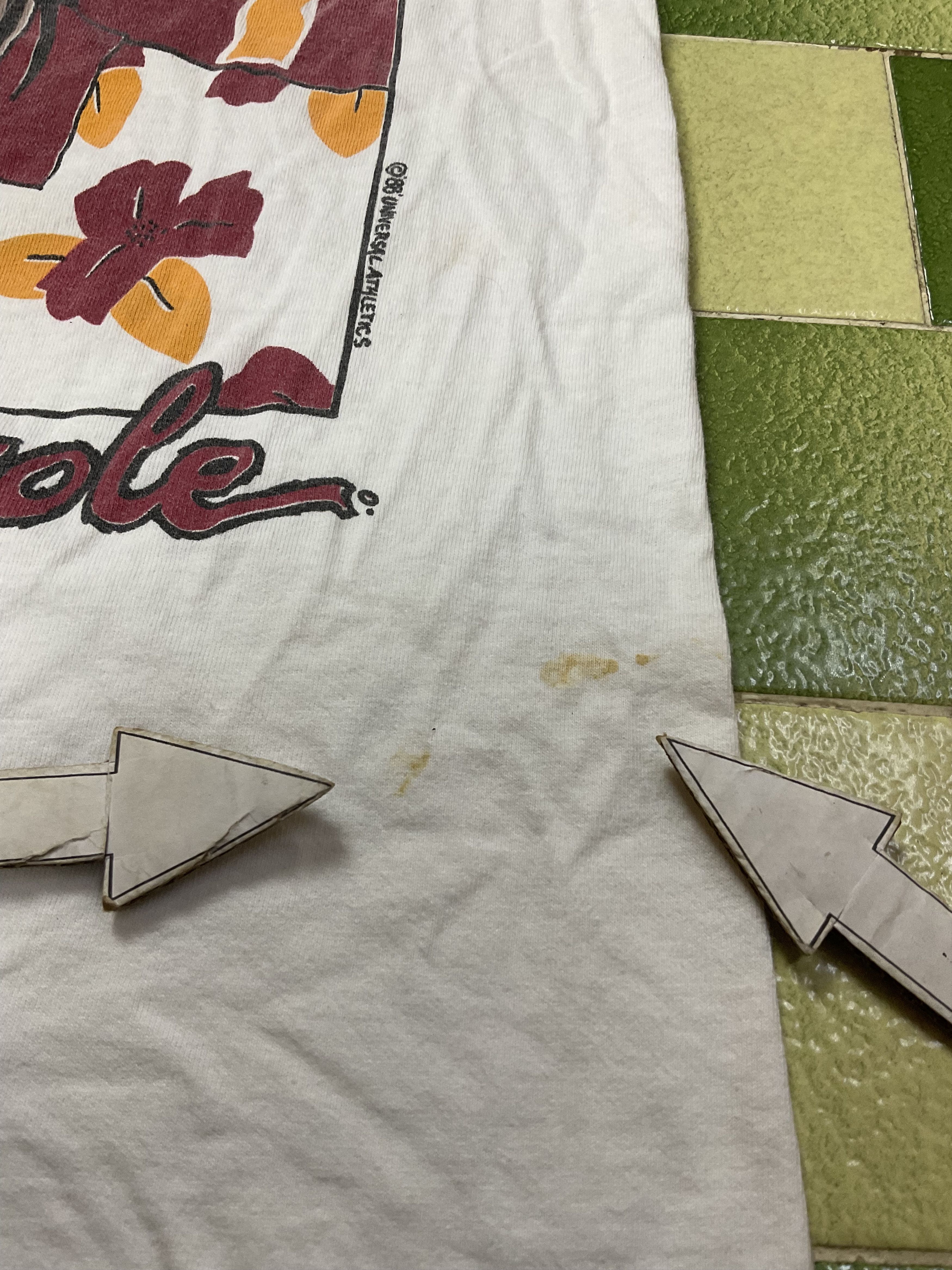 NCAA Vintage 1988 Florida State Seminoles Tshirt Party Seminoles Size US M / EU 48-50 / 2 - 5 Thumbnail