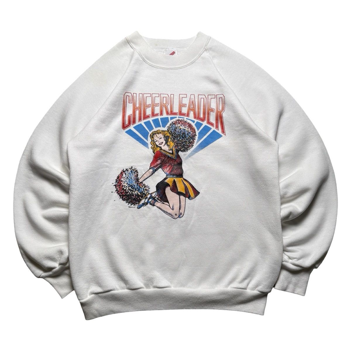 Vintage Vintage 90s Cheerleader Pullover Sweatshirt Jerzees M Size L / US 10 / IT 46 - 1 Thumbnail