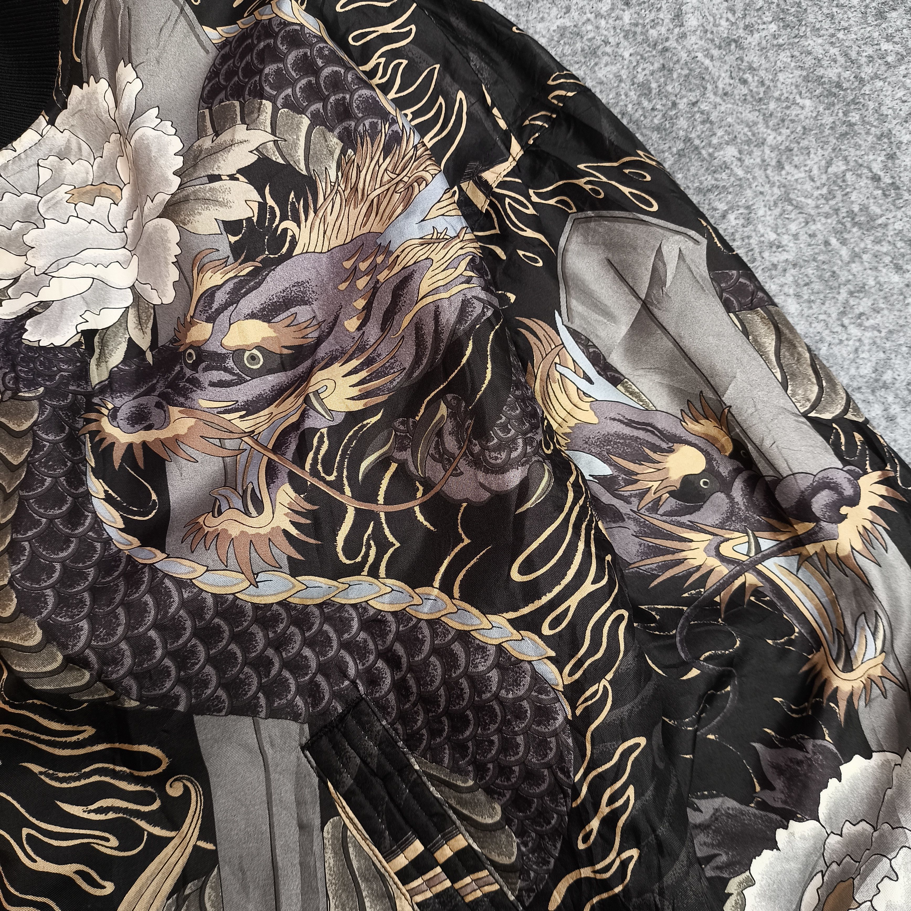 Issey Miyake ficce uomo yoshiyuki konishi reversible aop dragon jacket Size US L / EU 52-54 / 3 - 6 Thumbnail