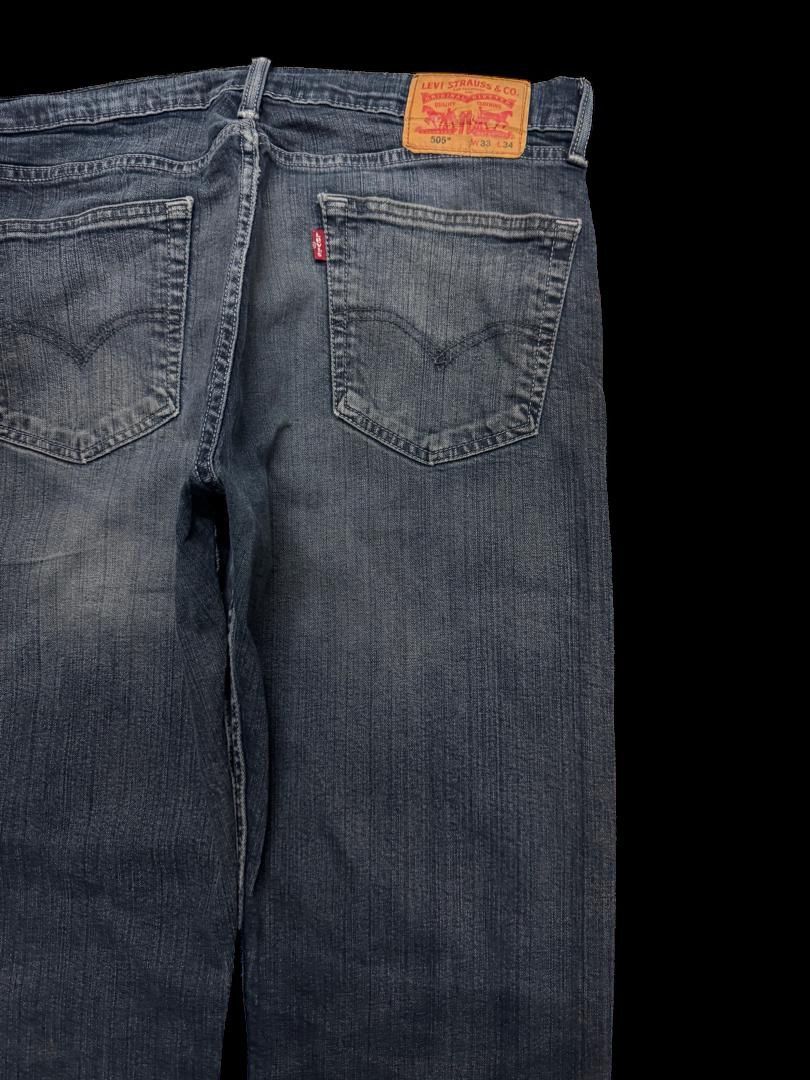 Levi's GRUNGE Vintage Y2K Levi’s Rusty Thrashed Distress Dark Jean Size US 33 - 19 Thumbnail