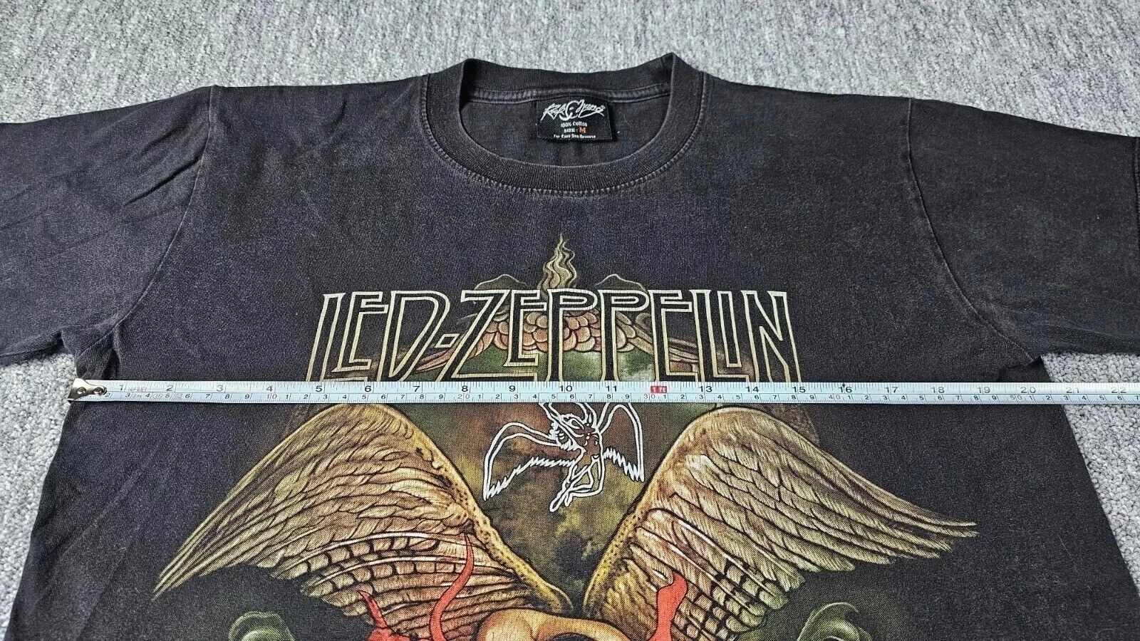 Other Vintage 90s Led Zeppelin Swan Song Icarus Double Sided Tee M Size US M / EU 48-50 / 2 - 9 Thumbnail