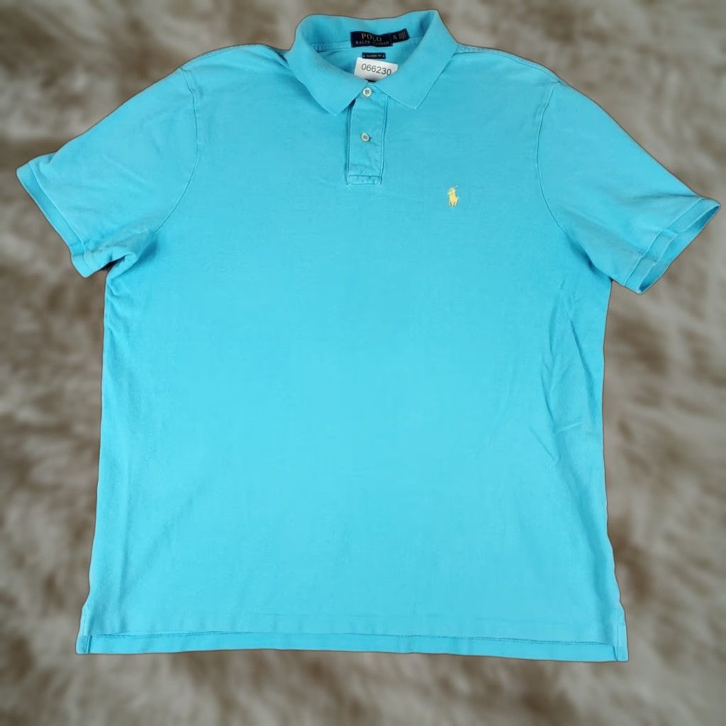Ralph Lauren Ralph Lauren Polo Shirt Mens XL Blue Classic Fit Pony Casual Short Sleeve Shirt Mens XL Blue Polo Shirt Size US XL / EU 56 / 4 - 1 Thumbnail