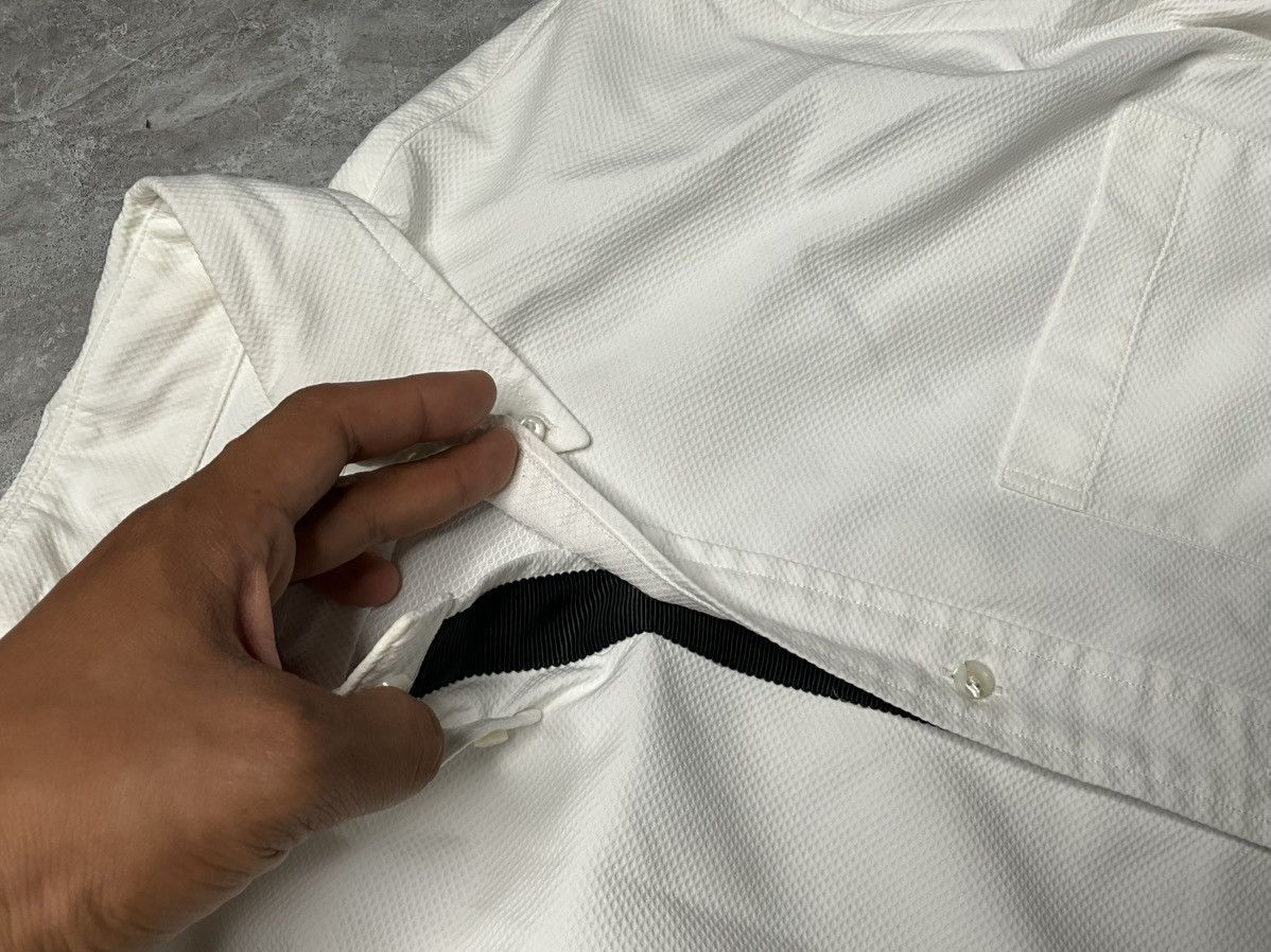 Thom Browne OG Thom Browne Grossgrain Placket textured cotton Shirt Size US XL / EU 56 / 4 - 3 Thumbnail