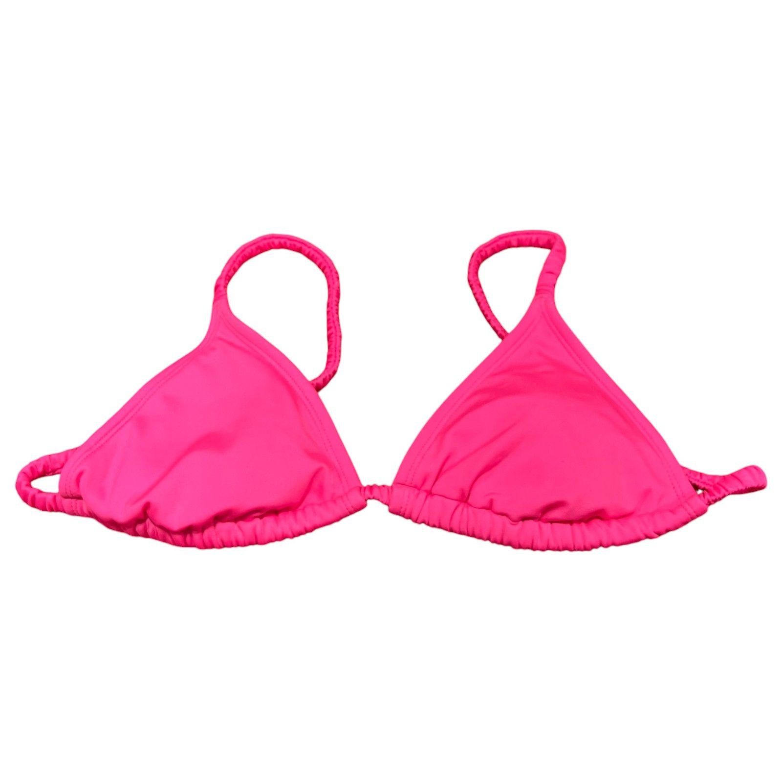 Other Wild Fable - Women's Strap Triangle Bikini Top - Pink - Medi Size ONE SIZE - 3 Thumbnail