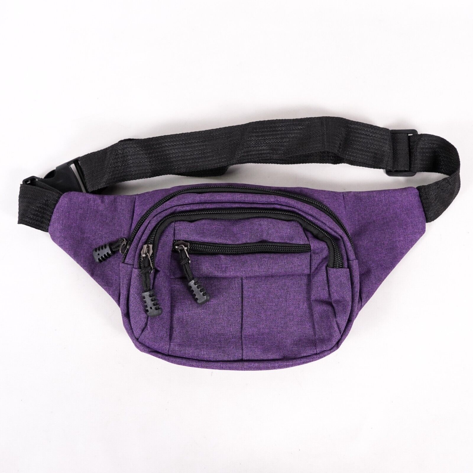 Other Purple Canvas Fanny Pack Waist Hip Bag Utility Belt Storage Size ONE SIZE - 1 Thumbnail