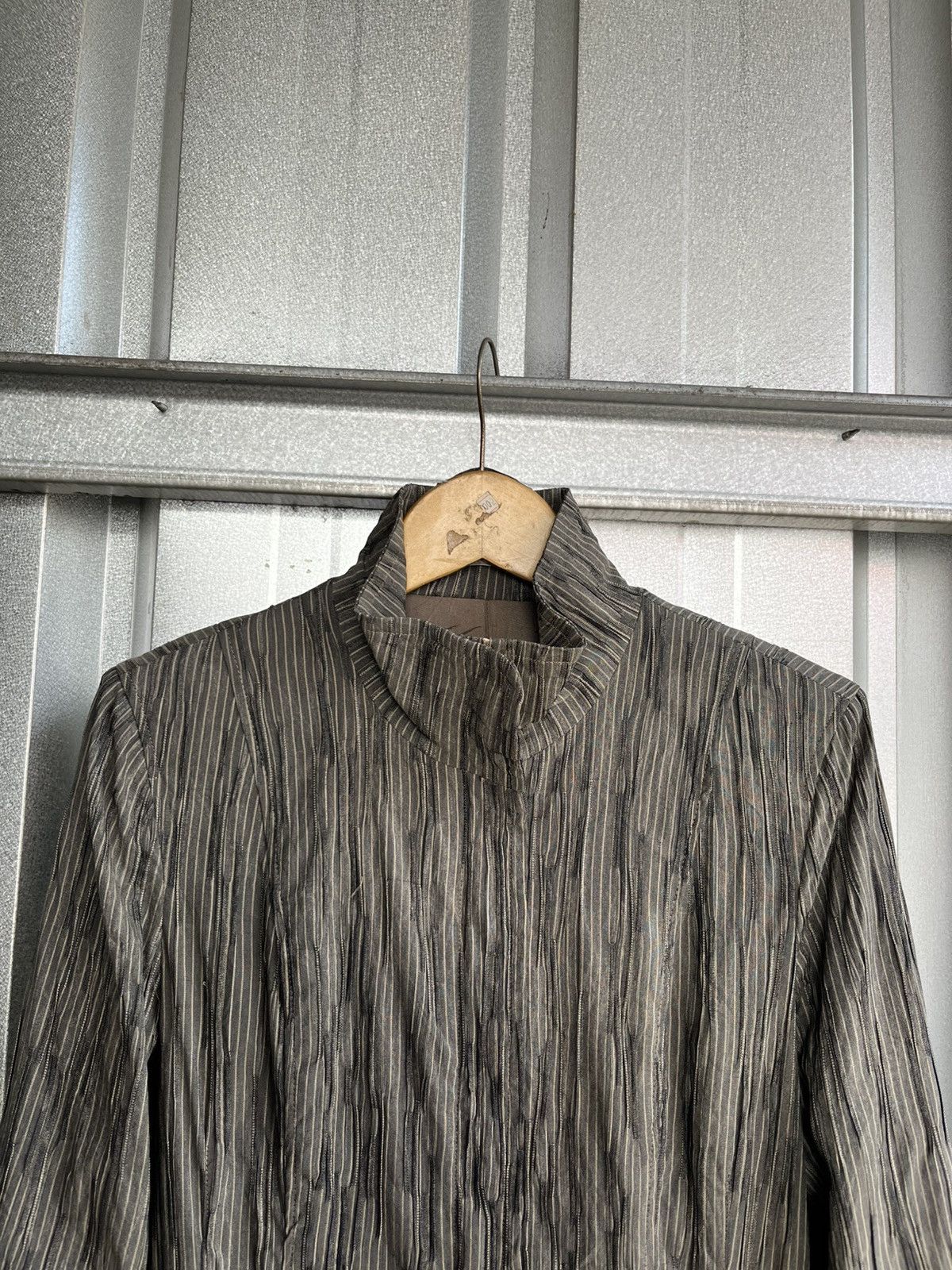 Issey Miyake carente pleated jacket /yohji/pleatsplease/cdg/prada/ Size M / US 6-8 / IT 42-44 - 2 Thumbnail