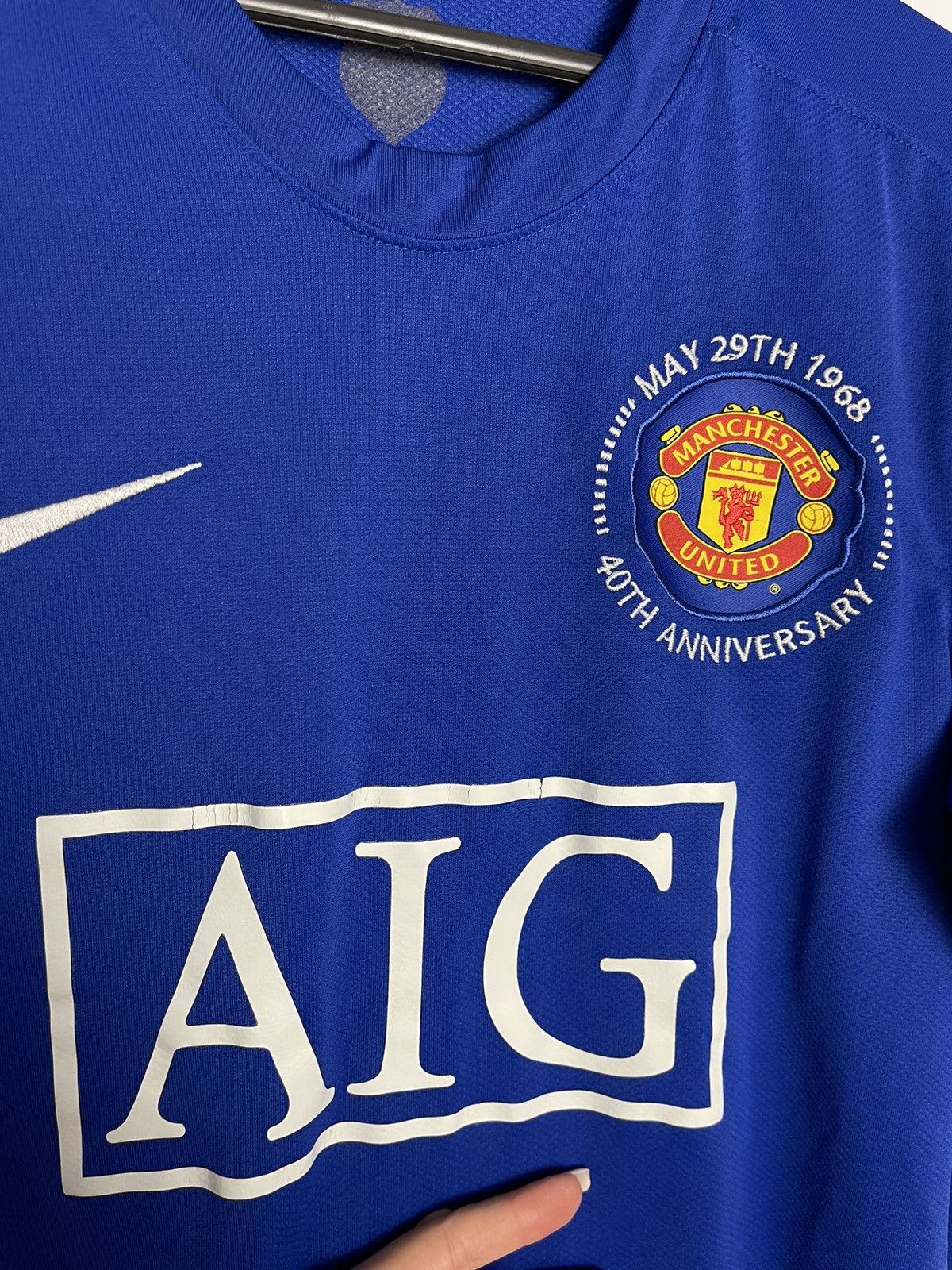 Nike × Vintage Vintage Nike Manchester United blue rare size M Size US M / EU 48-50 / 2 - 9 Thumbnail