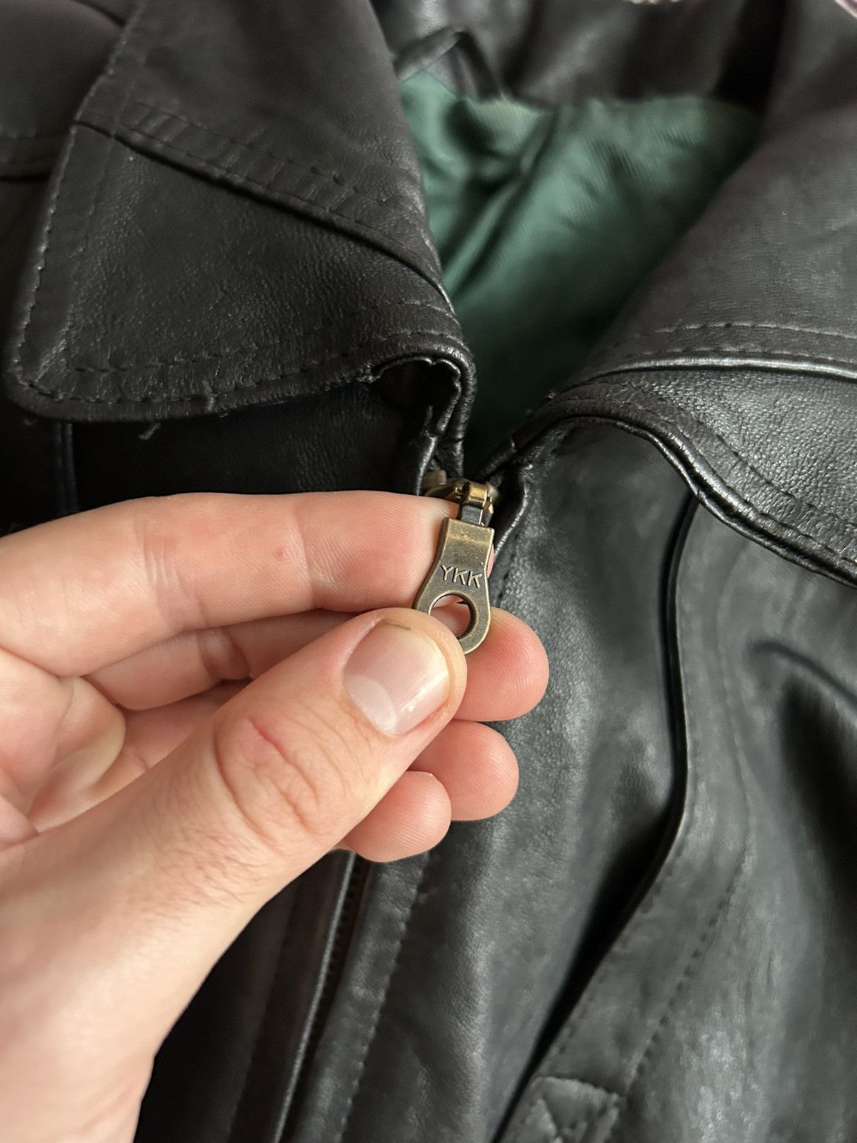Angelo Litrico Vintage Leather Jacket Angelo Litrico Thrashed Solid Style Size US L / EU 52-54 / 3 - 6 Thumbnail