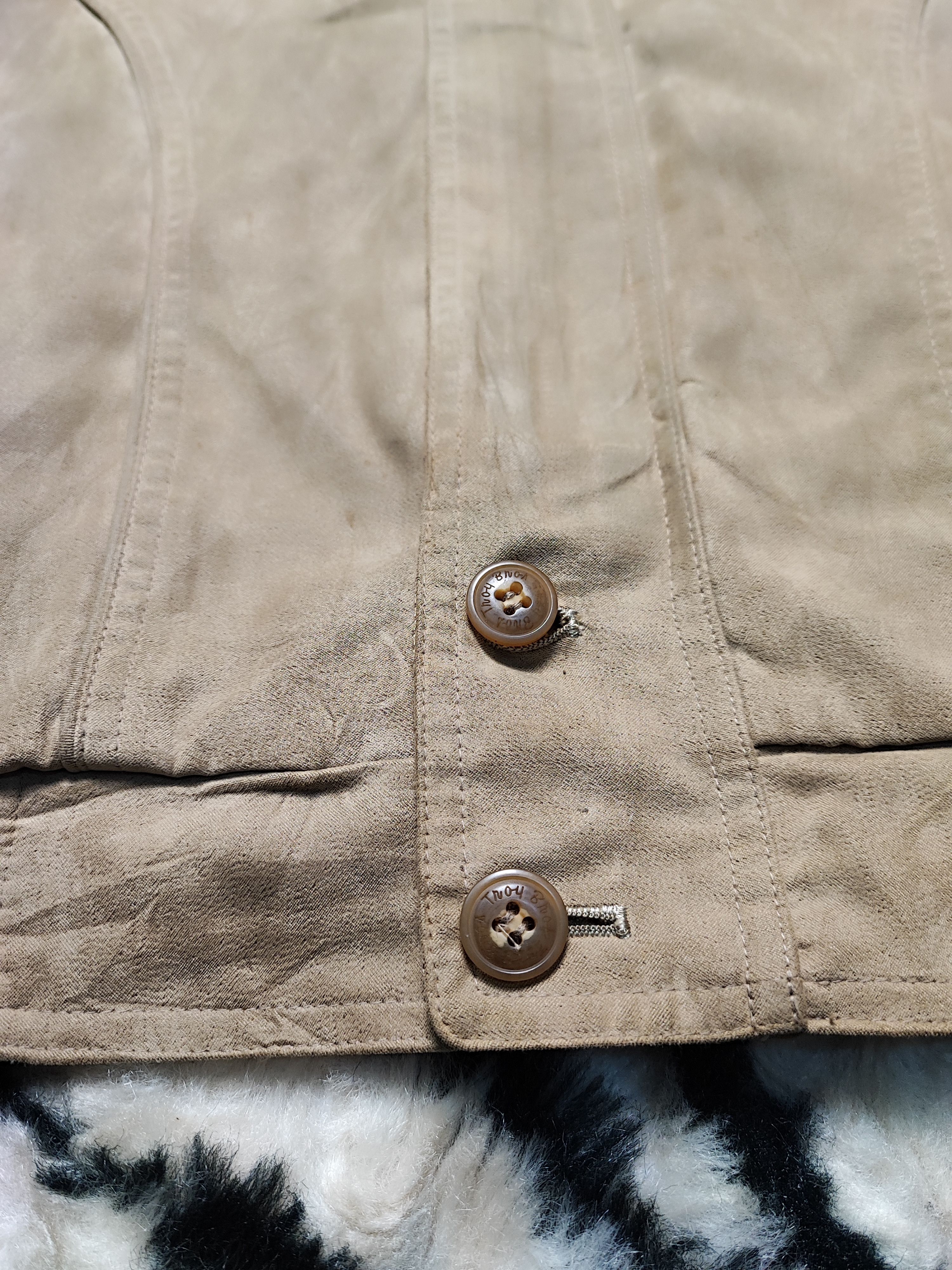 Japanese Brand × Vintage CRAZY VINTAGE TROY BROS MOLDSKIN SUEDE Size US M / EU 48-50 / 2 - 6 Thumbnail