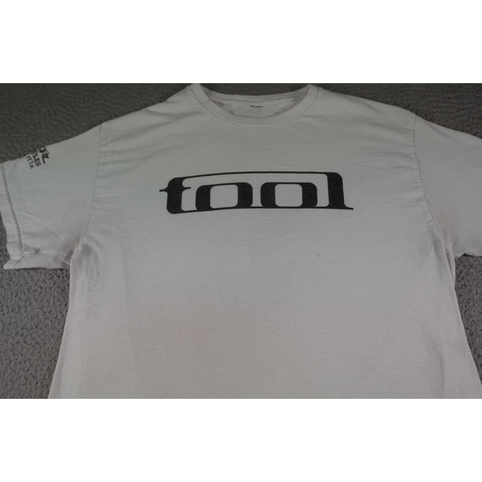 Doublet Tool Tour Shirt Mens Large White Graphic Print Double Sided Opiate Vintage 2009 Los Angeles CA Wrench Logo Bands Mens Shirt Size US L / EU 52-54 / 3 - 5 Thumbnail