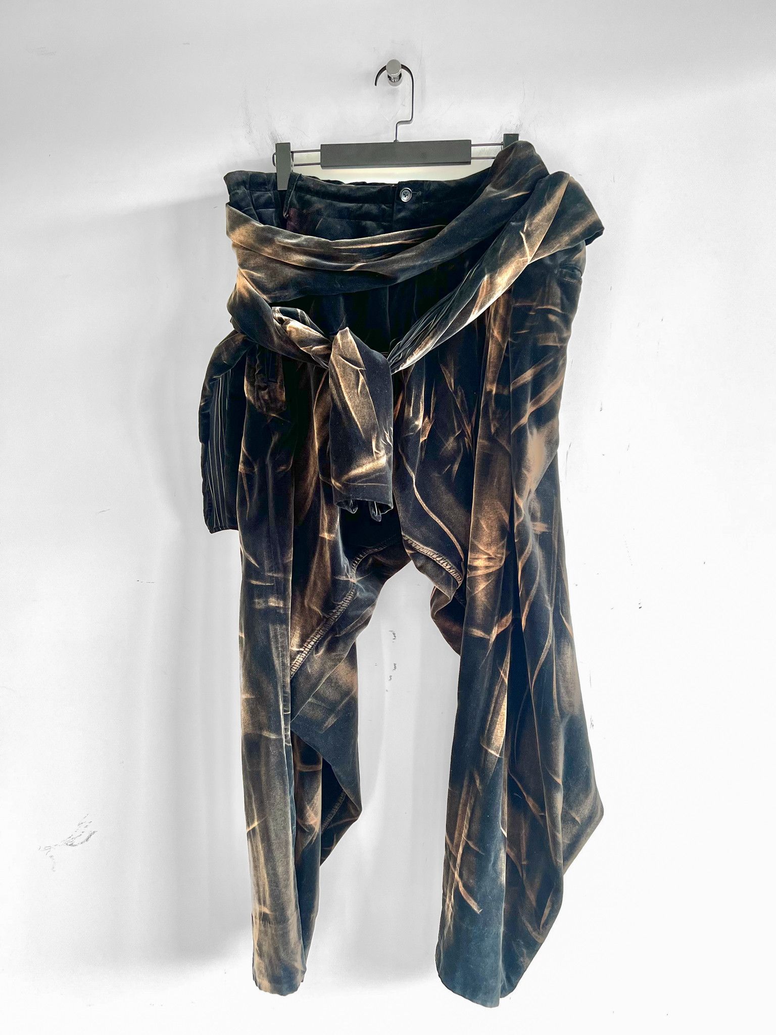 Yohji Yamamoto Yohji Yamamoto Pour Homme STRIPED VELVETEEN Pants Trouser Size US 30 / EU 46 - 17 Thumbnail