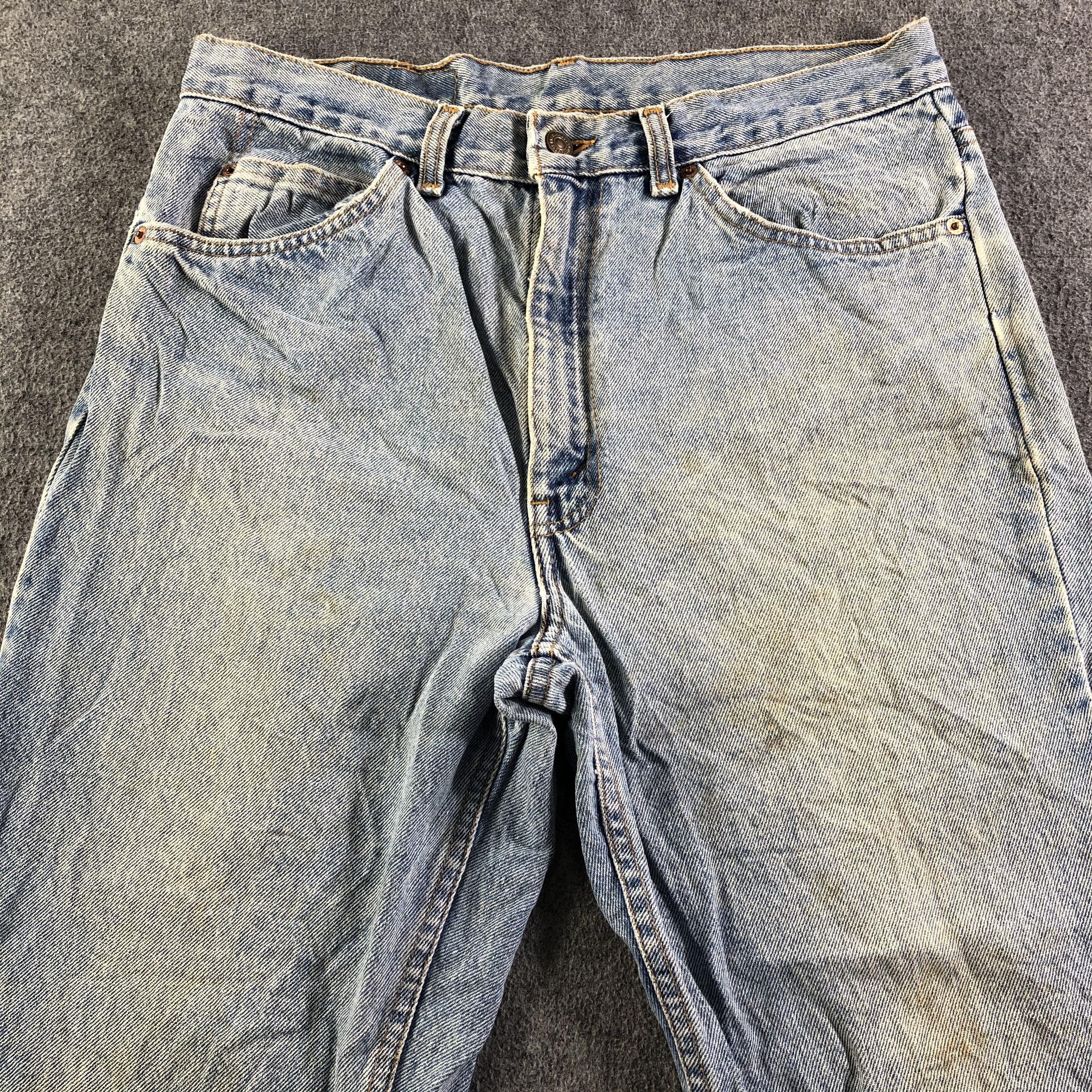 Levi's Vintage 90s Light Wash Levis Jeans-J3262 Size US 33 - 3 Thumbnail
