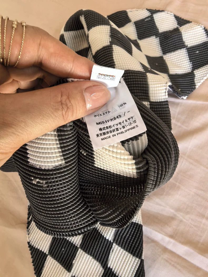 Other Issey Miyake size:one size Grey and white checkered high-n Size XS / US 0-2 / IT 36-38 - 5 Thumbnail