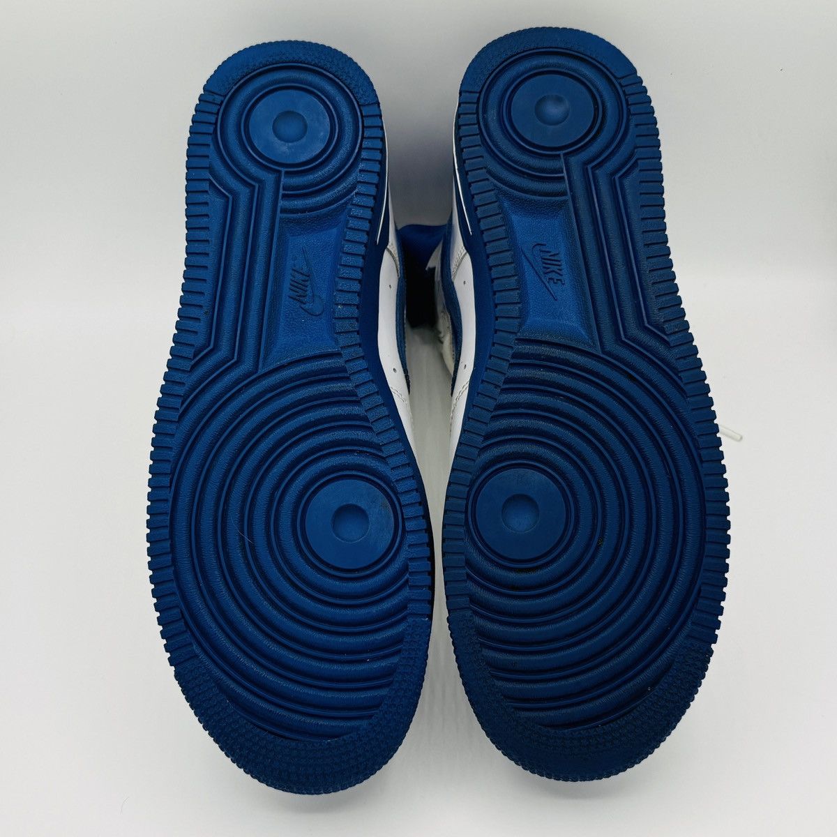Nike NIKE Air Force 1 SHEED Basketball Sneakers - White / Blue Size US 11.5 / EU 44-45 - 7 Thumbnail