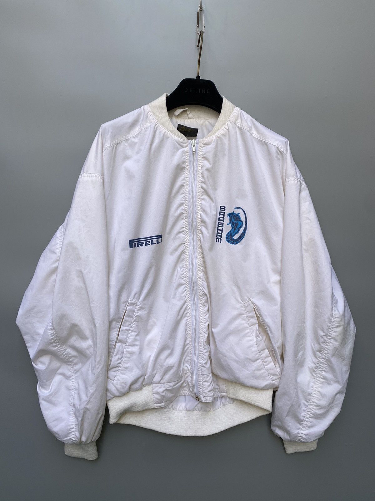 Formula 1 × Pirelli Rare! 90s Pirelli x Brabham Formula -1 Bomber Jacket Size US S / EU 44-46 / 1 - 2 Thumbnail