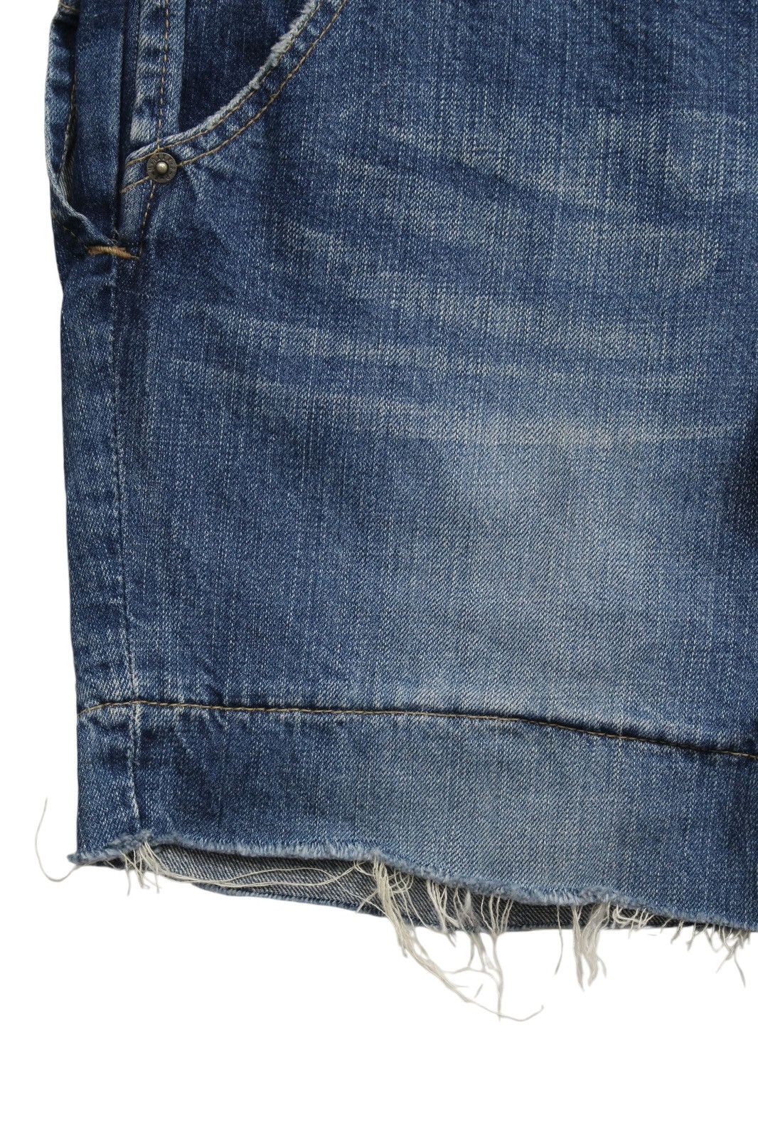 Hysteric Glamour 2006 PPFM CUSTOM PERFORMANCE DOUBLE LAYERED DENIM SHORTS Size US 36 / EU 52 - 7 Thumbnail