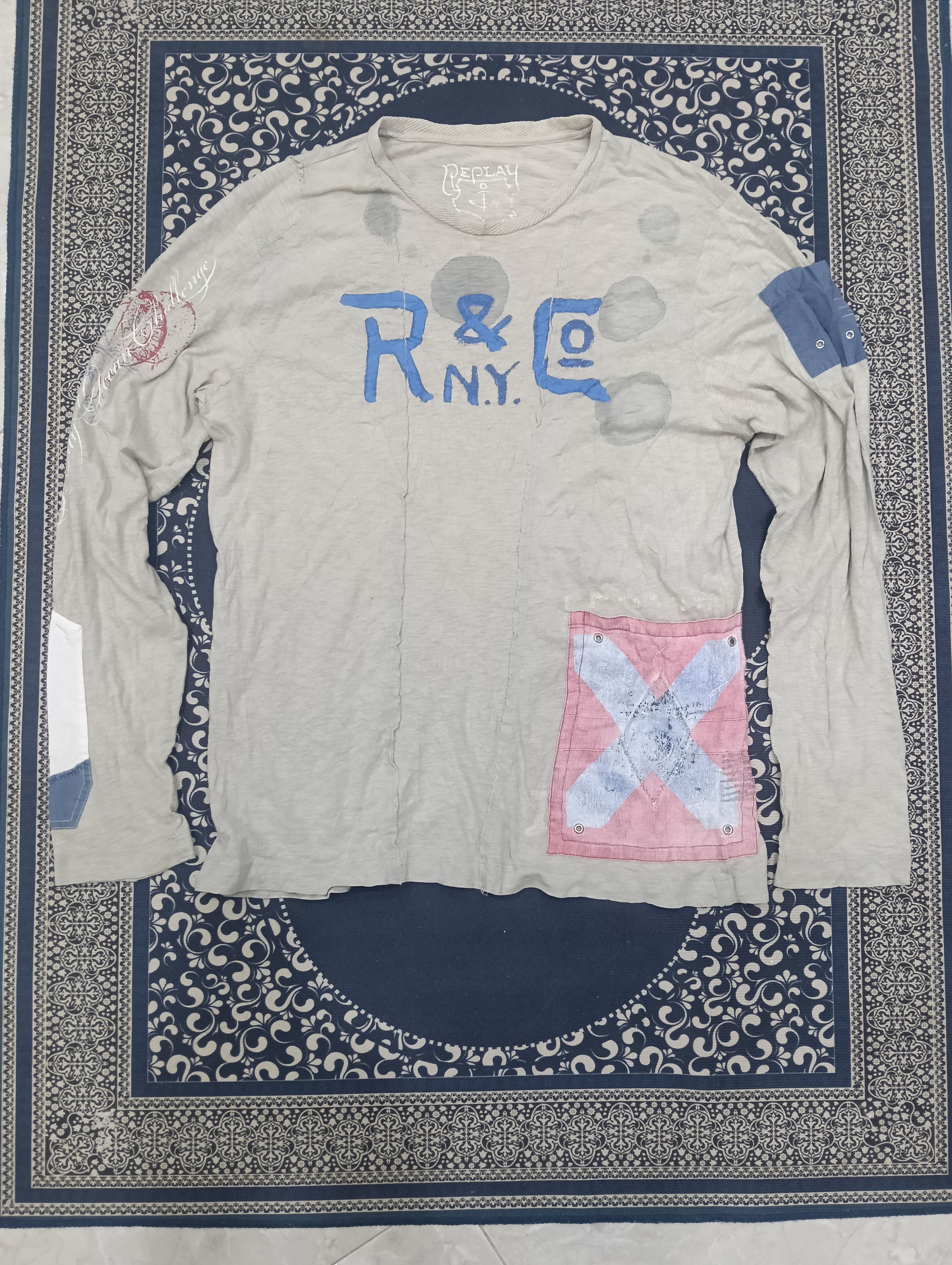 Replay Replay Great Design Shirt Size US L / EU 52-54 / 3 - 1 Thumbnail