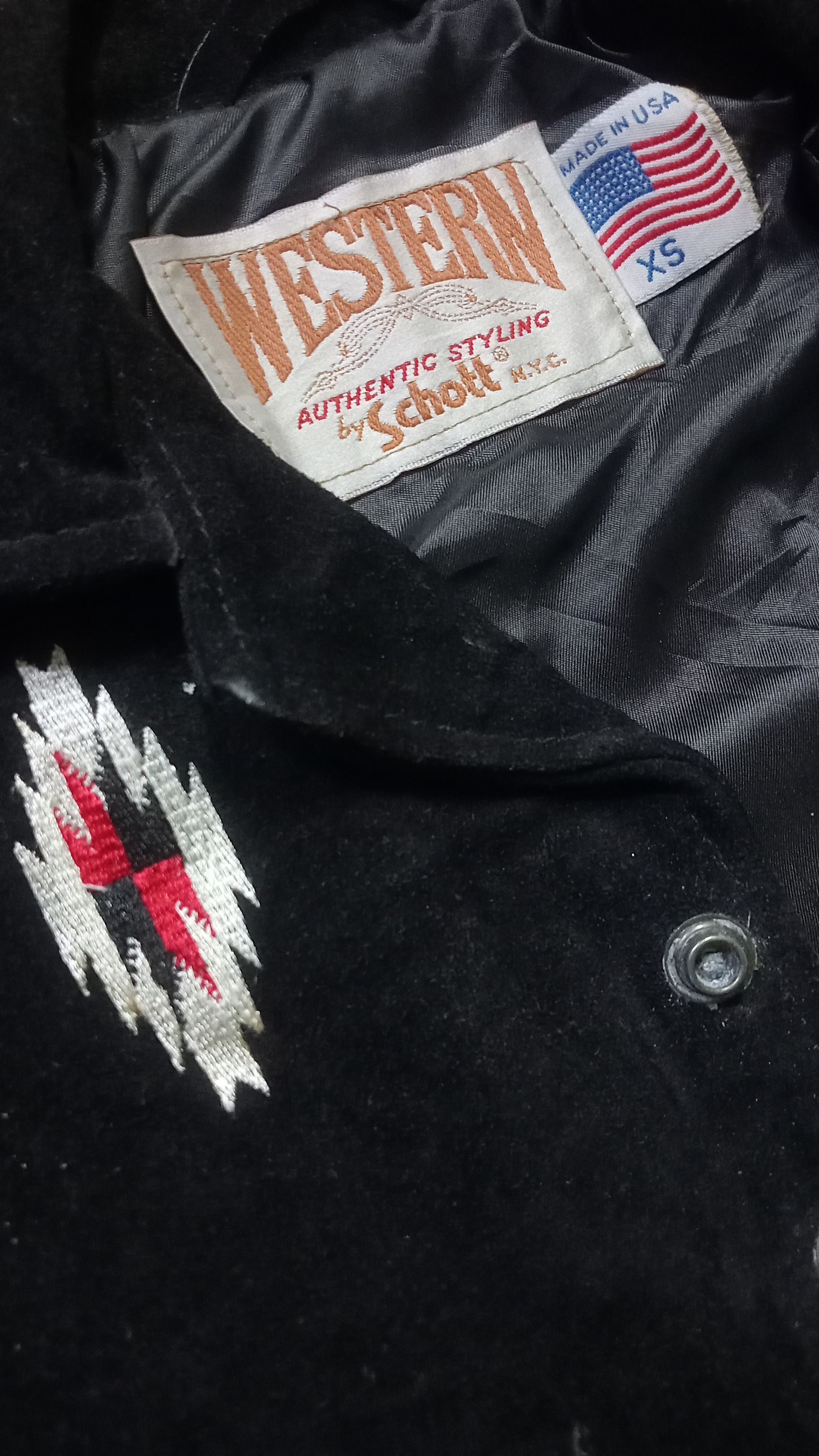 Schott RARELY Vintage Toddler Western Schott Native Leather Size US XXS / EU 40 - 6 Thumbnail