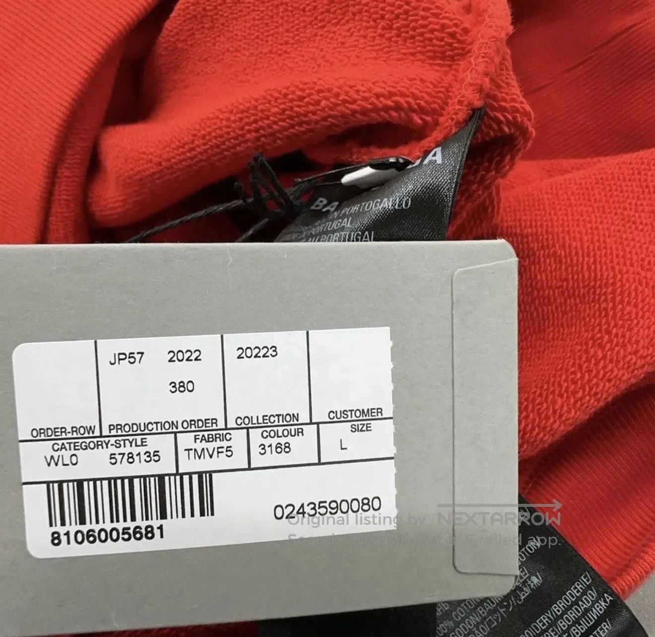 Balenciaga balenciaga red hoodie . Size L / US 10 / IT 46 - 6 Thumbnail