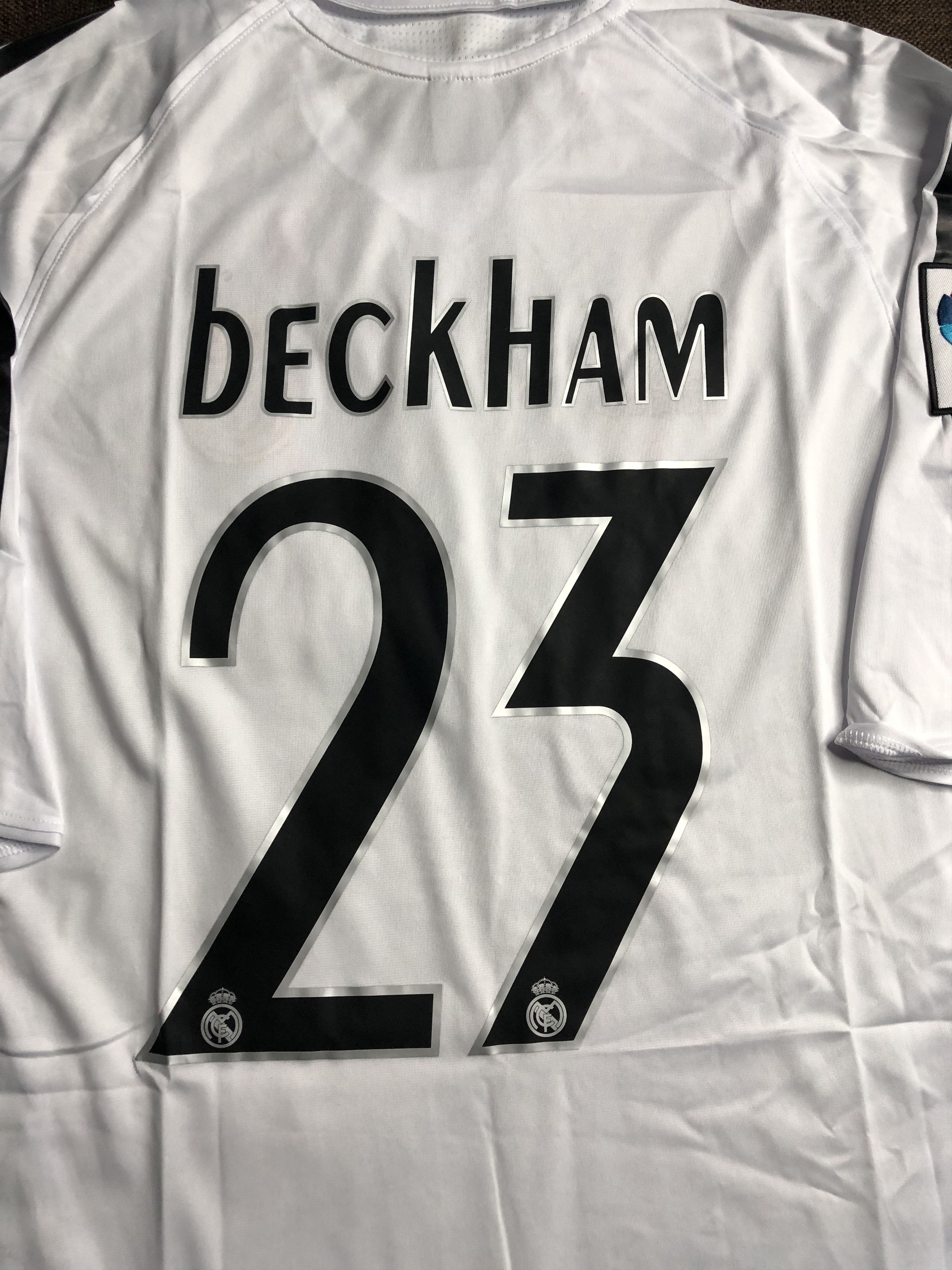 Vintage 2004-05 Backham Home Jersey Size US L / EU 52-54 / 3 - 4 Thumbnail