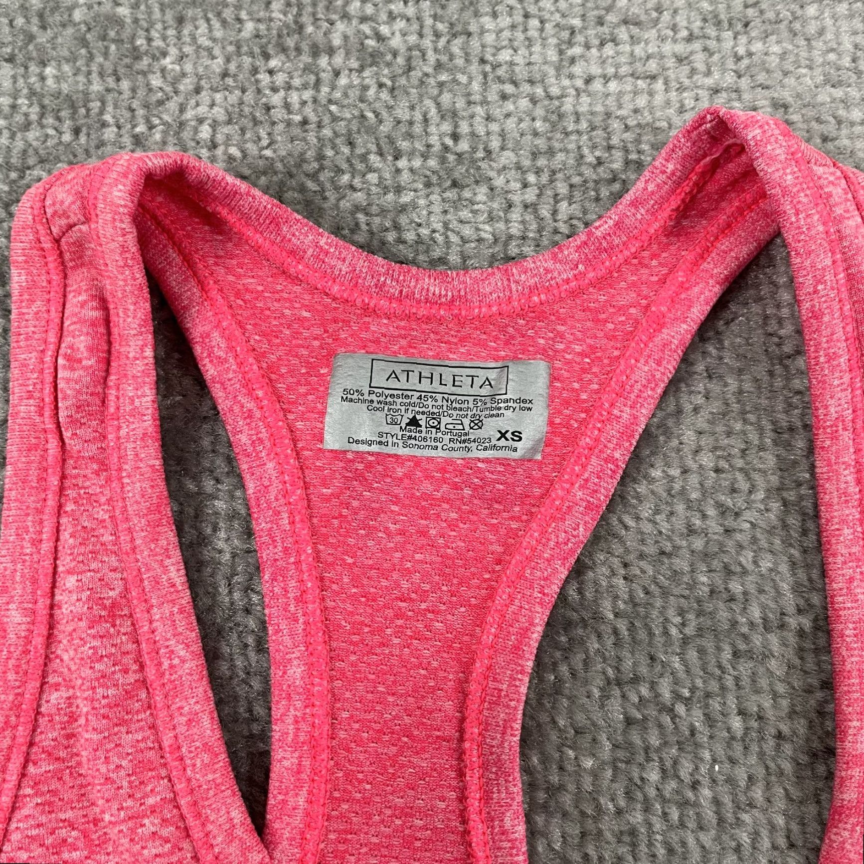 Athleta Athleta Tank Womens XS Pink Fastest Track Gym Yoga Stretch Workout 406160 Size XS / US 0-2 / IT 36-38 - 4 Thumbnail