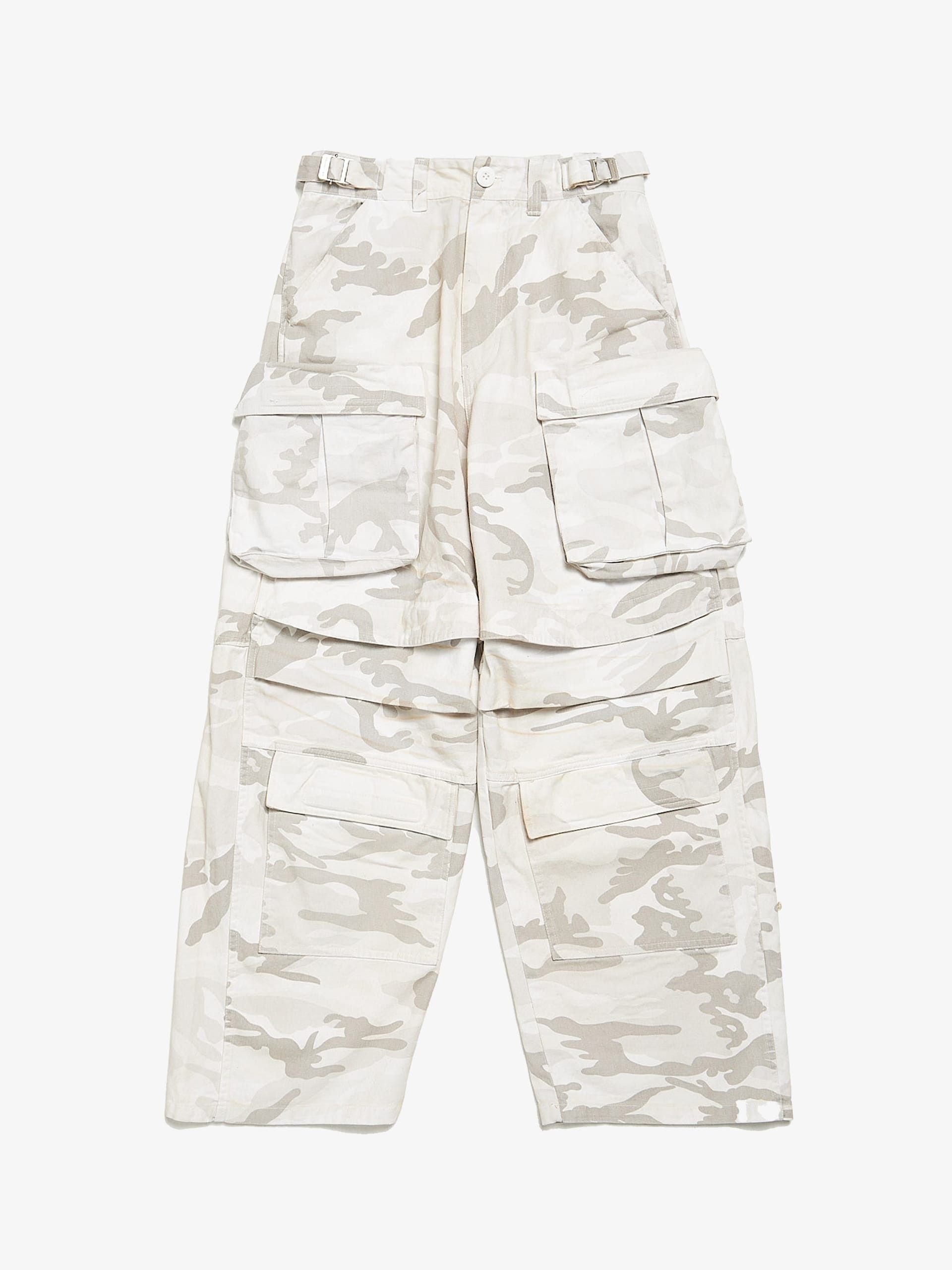 Project g/r Layered cargo pants white