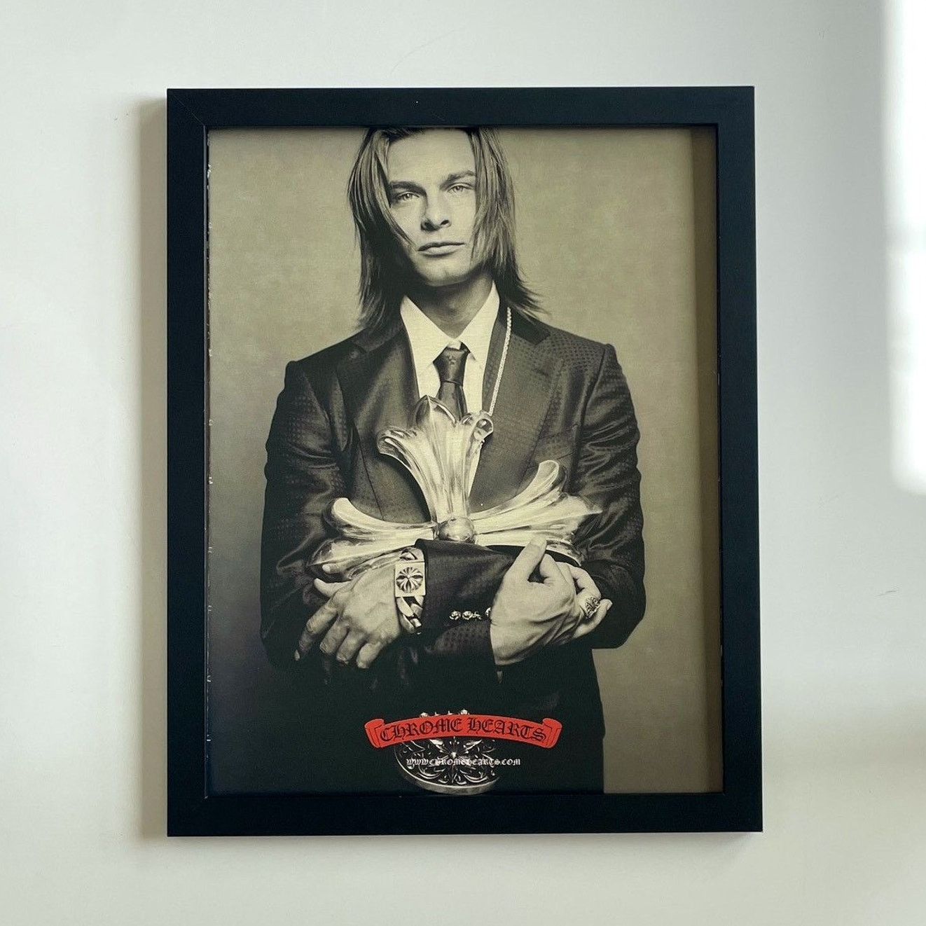 Chrome Hearts × Japanese Brand × Vintage Chrome Hearts vintage photo Poster framed 9x11 Size ONE SIZE - 1 Thumbnail