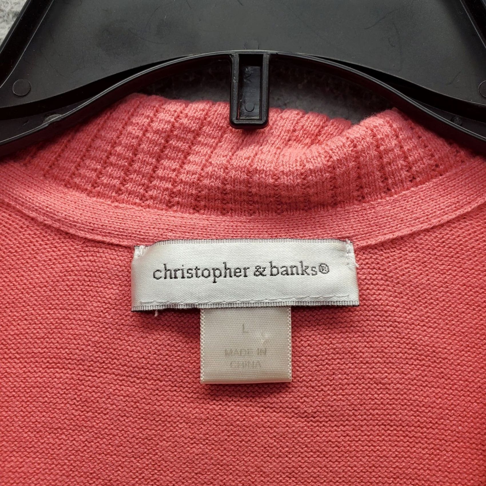 Vintage Nike Hoodie Womens L Pink Knit Pullover V-Neck Casual Long Sleeve Pullover Size L / US 10 / IT 46 - 5 Thumbnail