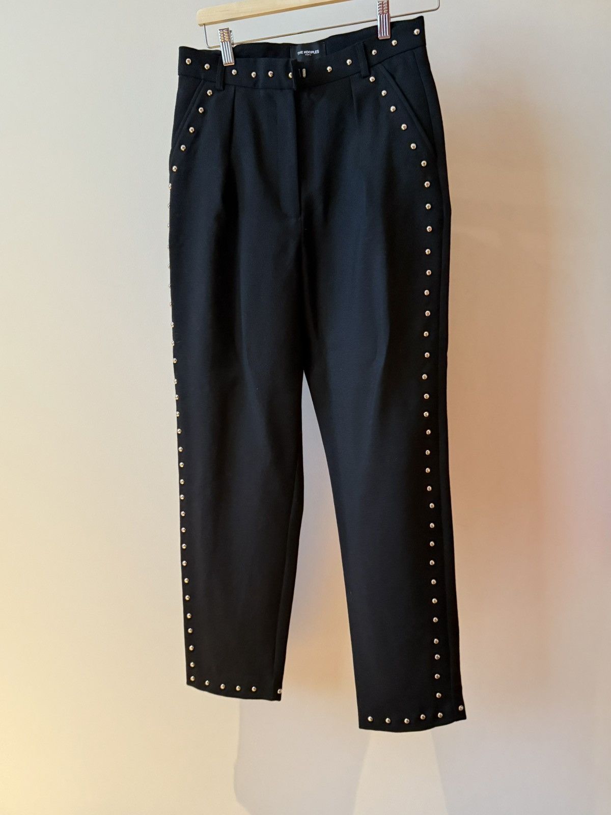 The Kooples The Kooples Wool Pants with Stud Details Size 26" / US 2 / IT 38 - 2 Thumbnail