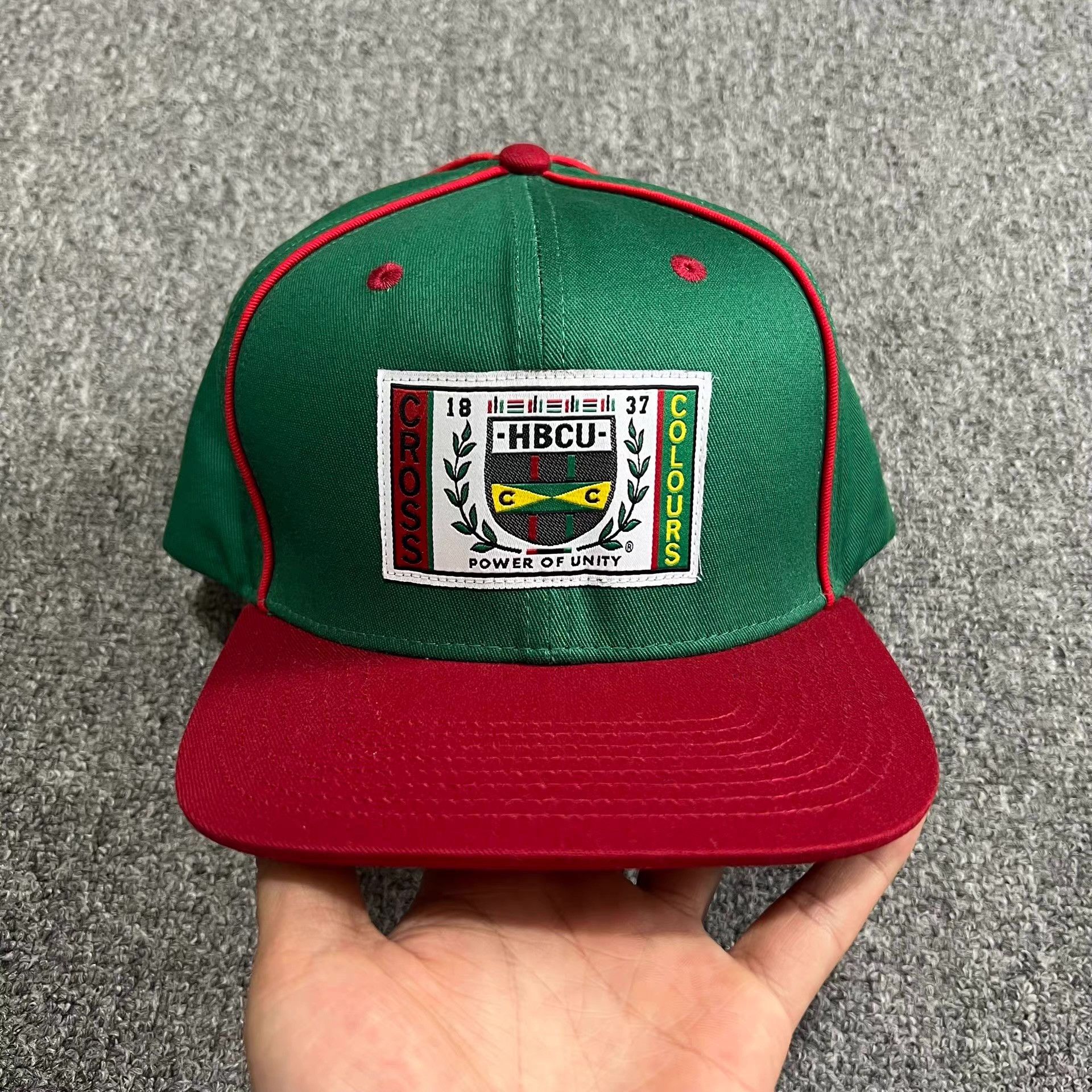 Cross Colours Cross Coloursembroideredcurvedbrim baseball cap sun hat Size ONE SIZE - 1 Thumbnail