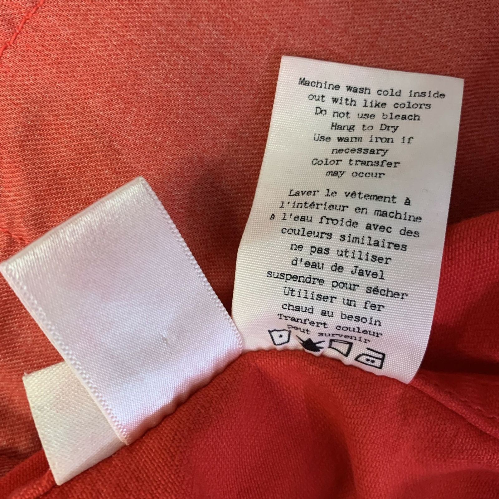 Rag & Bone RAG & BONE Size M Red Cotton Tencel Trucker Jacket Size M / US 6-8 / IT 42-44 - 6 Thumbnail